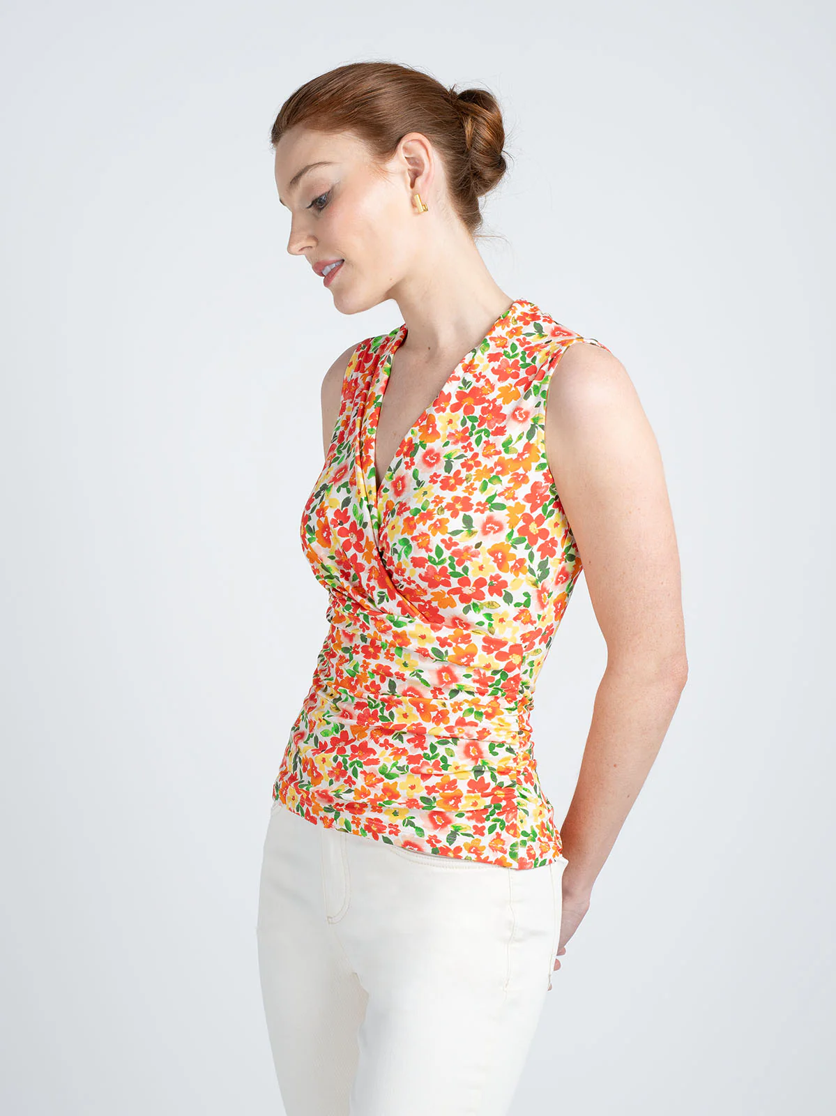 Printed Ditsy Jasmine Top - Image 11