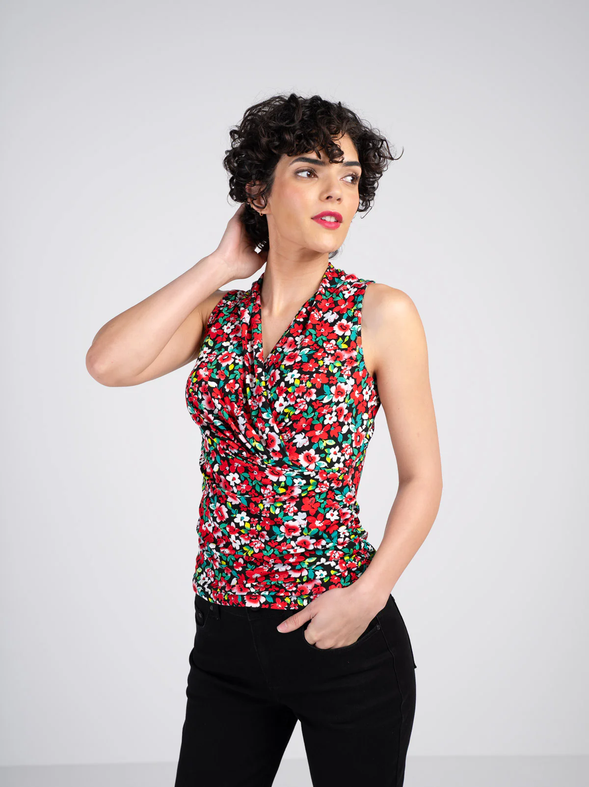 Printed Ditsy Jasmine Top - Image 13