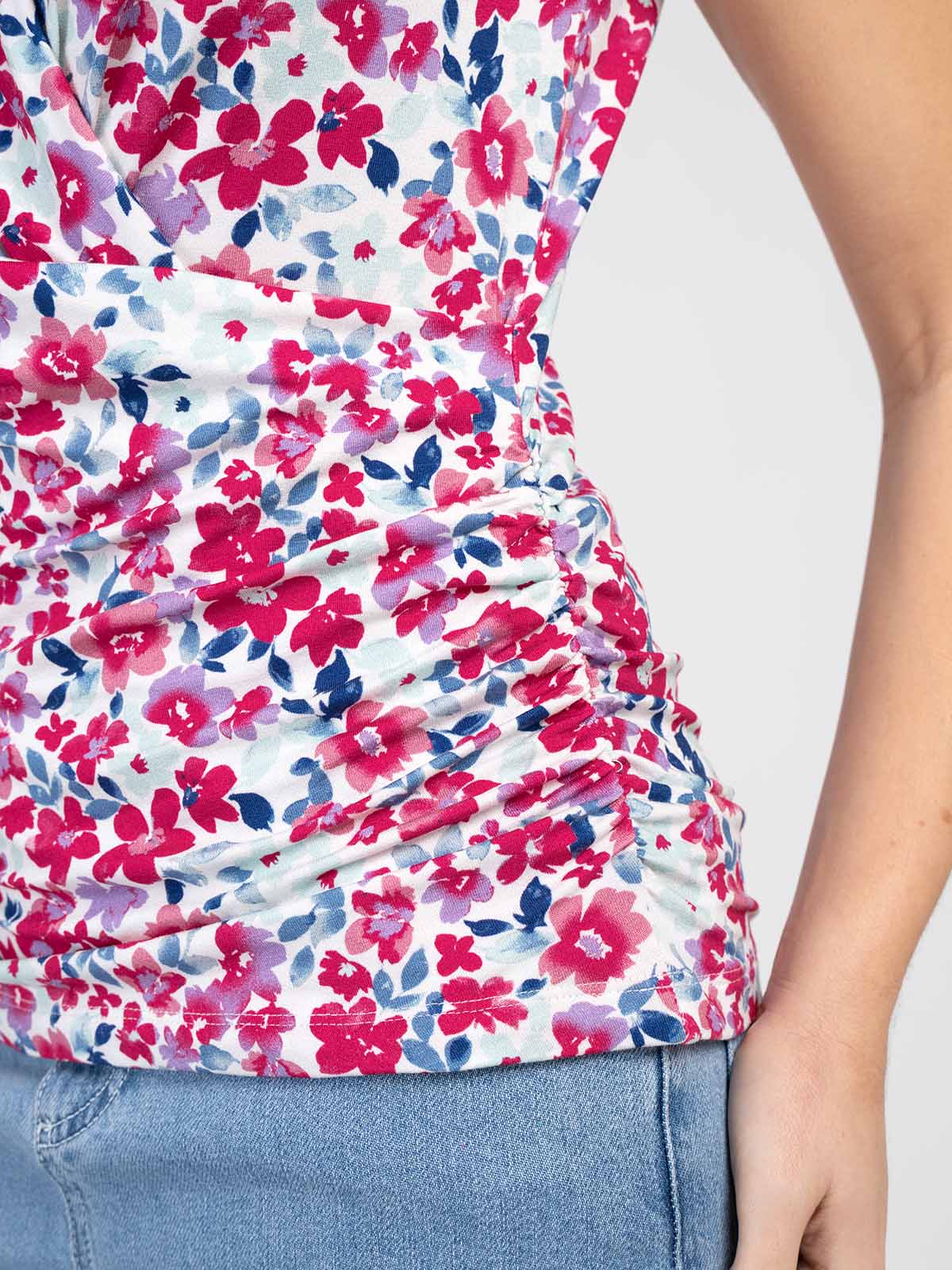 Printed Ditsy Jasmine Top - Image 6