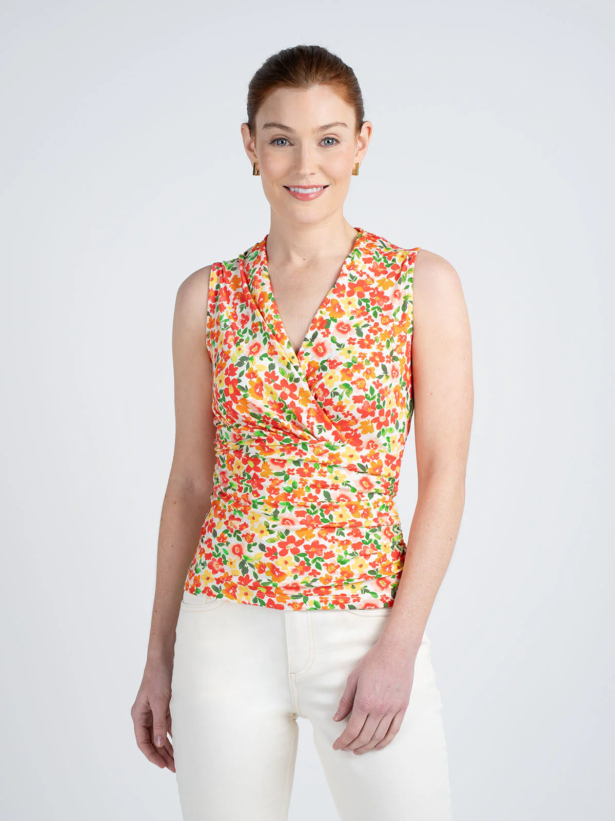 Printed Ditsy Jasmine Top - Image 9