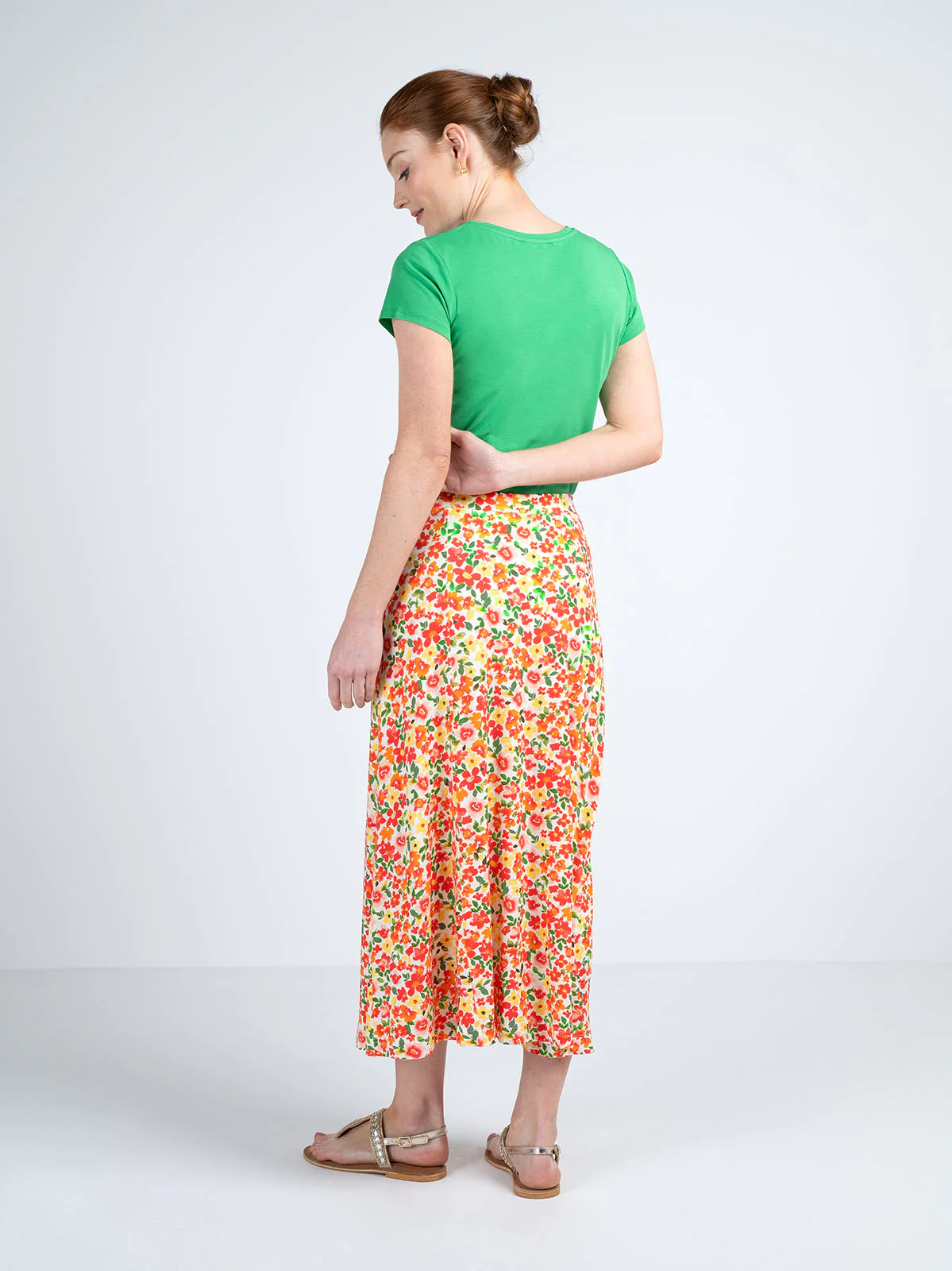 Printed Ditsy Skirt - Image 10
