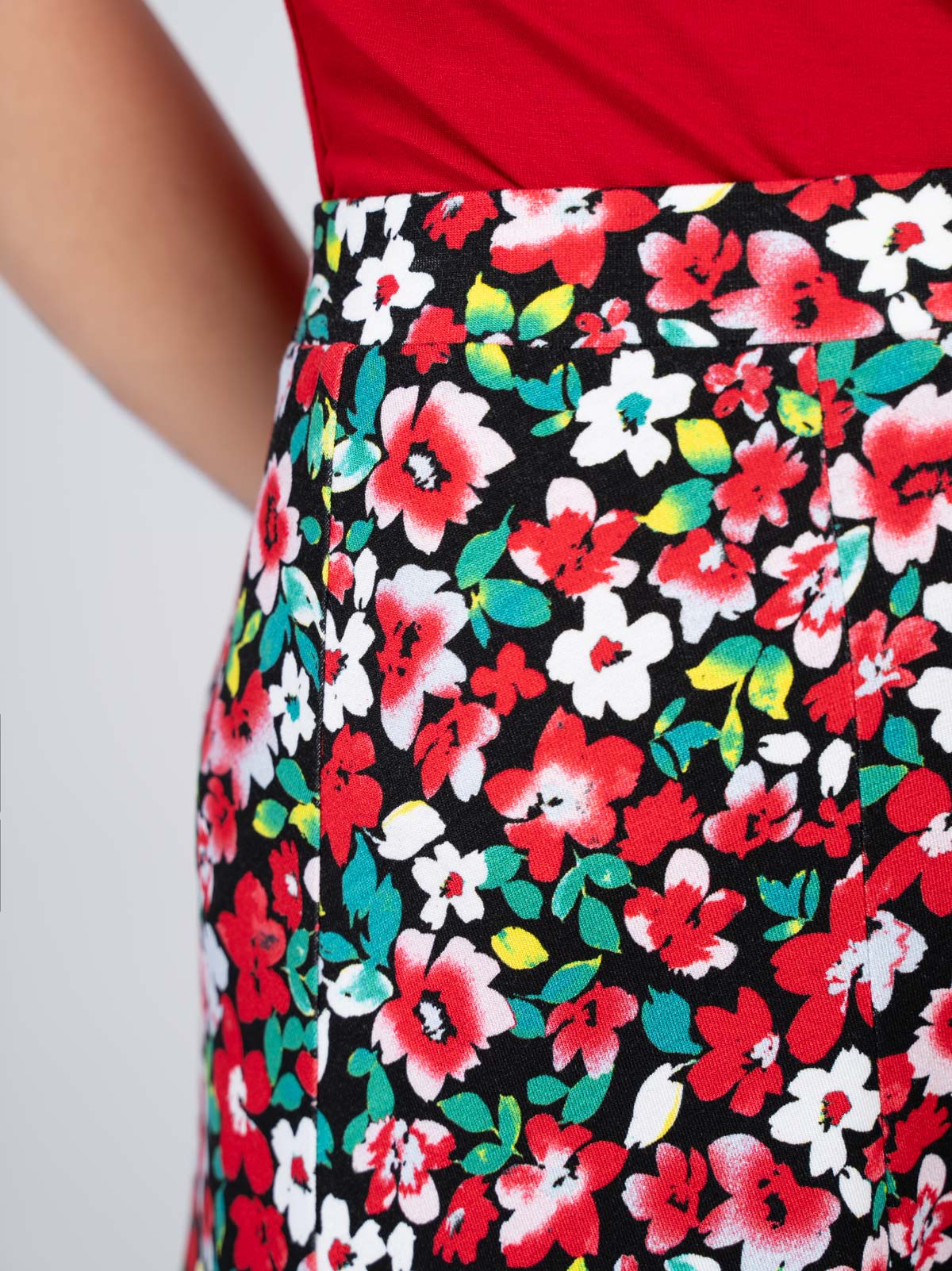 Printed Ditsy Skirt - Image 16