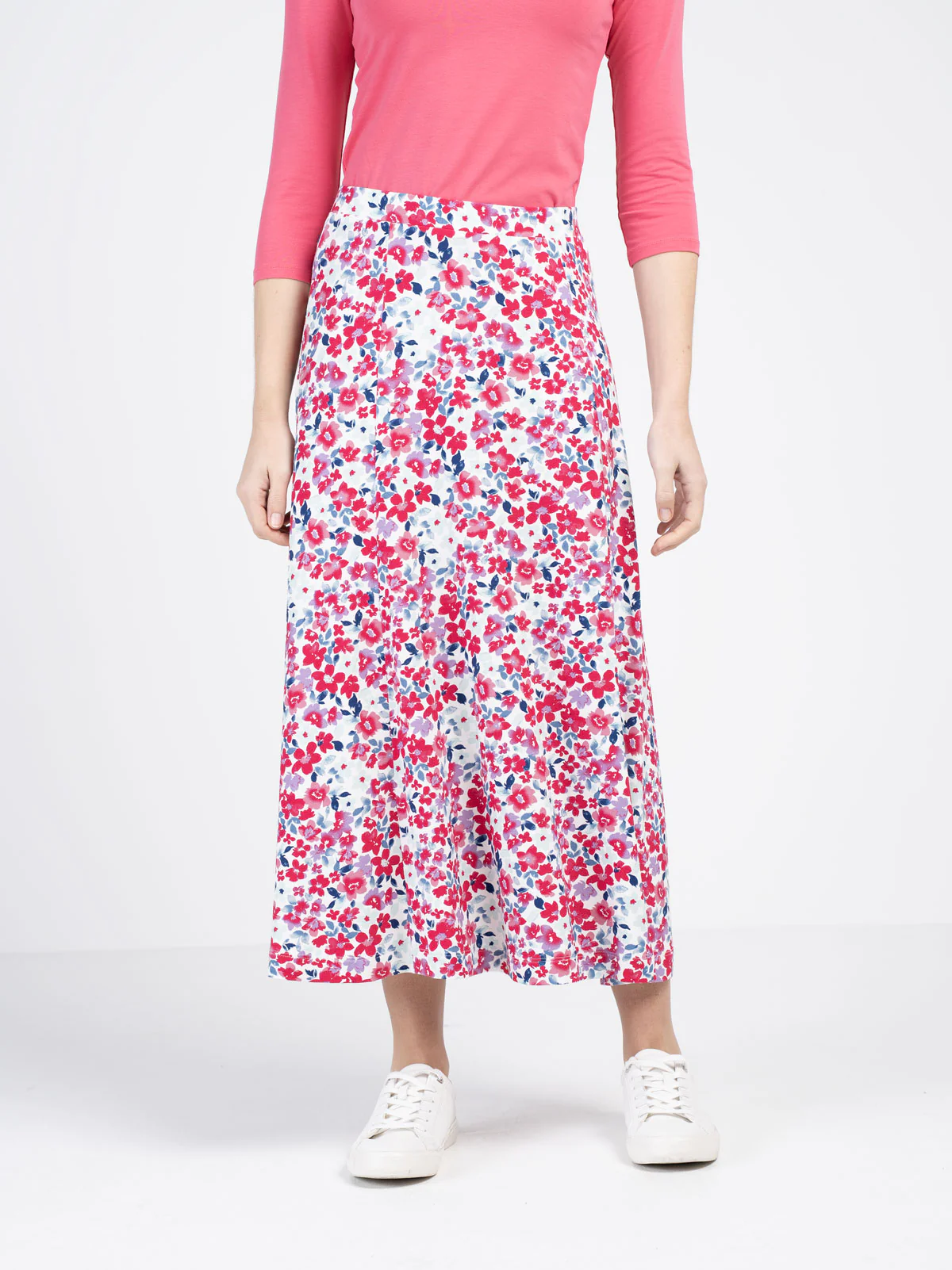 Printed Ditsy Skirt - Image 3