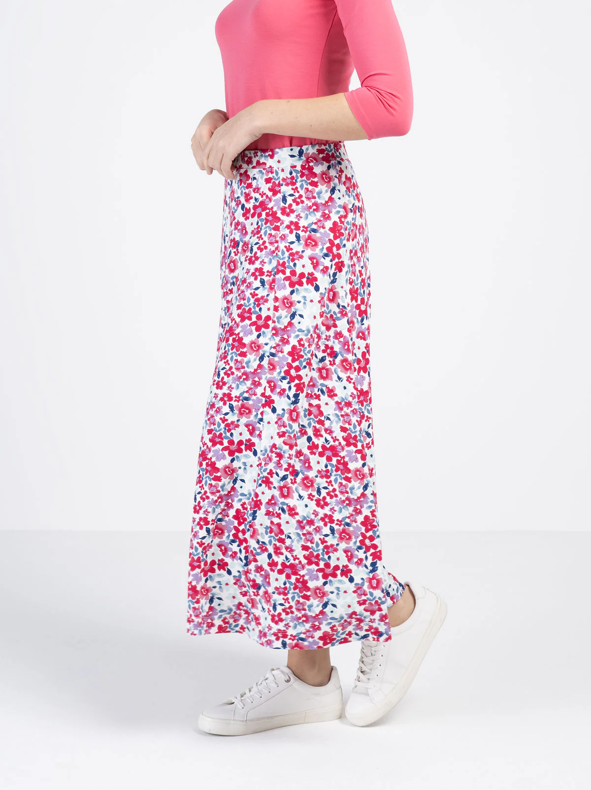 Printed Ditsy Skirt - Image 4