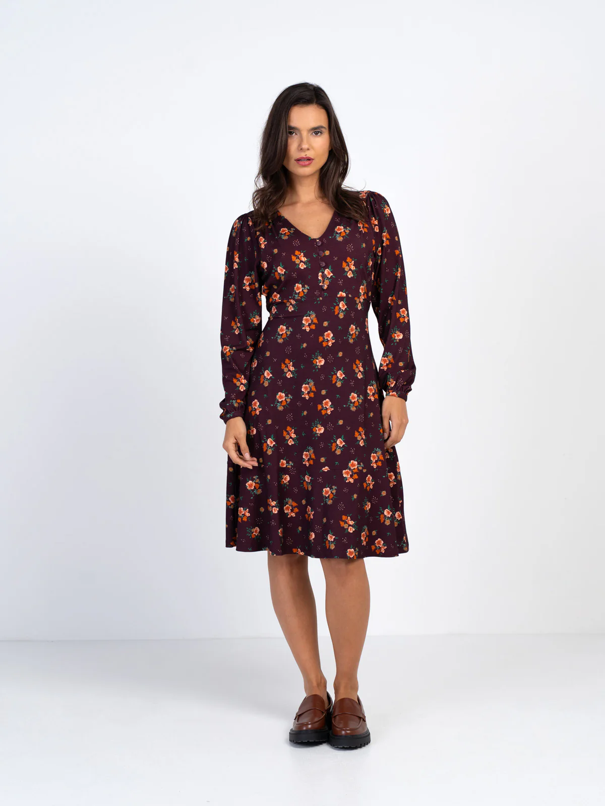 Printed Jersey Dress