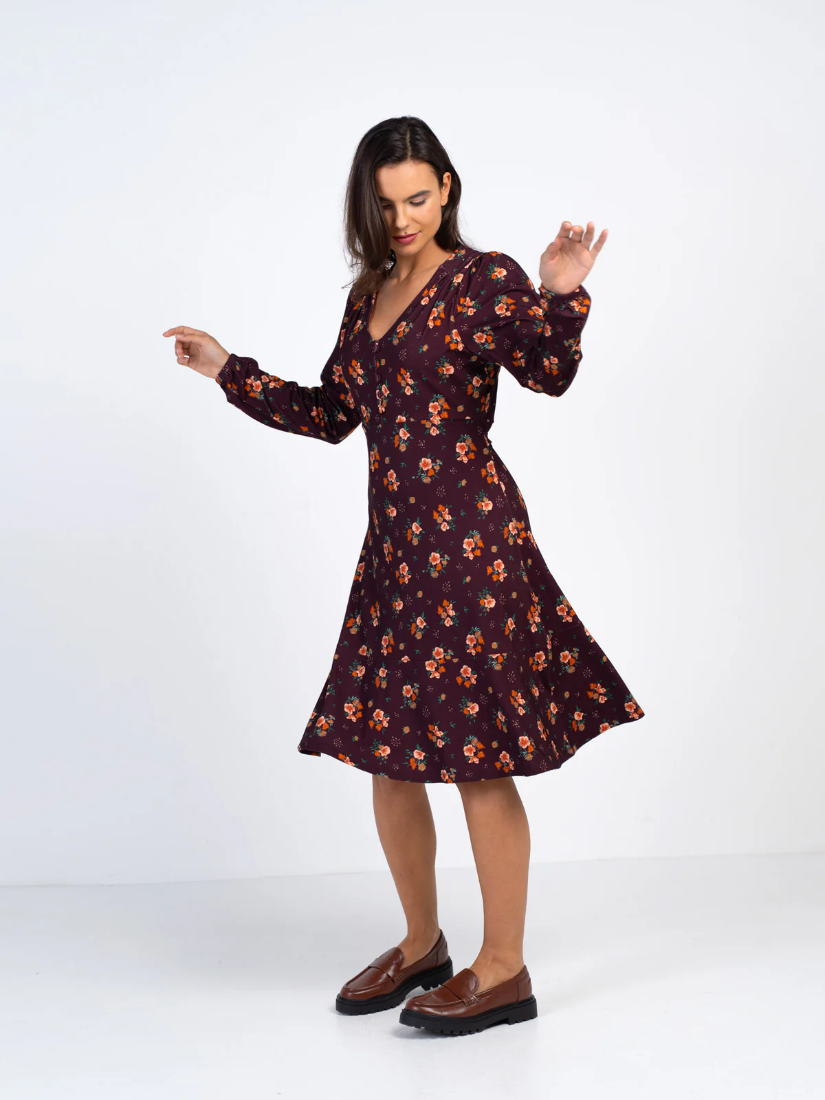 Printed Jersey Dress - Image 4