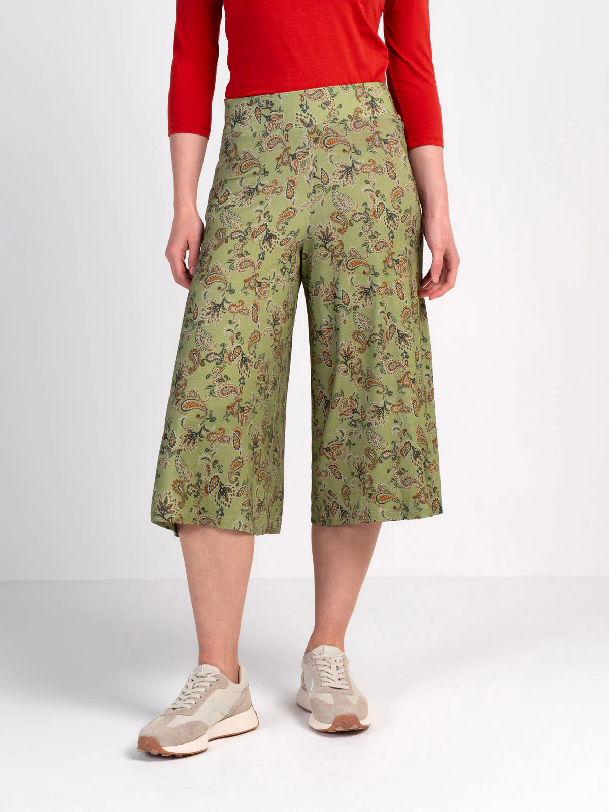Printed Paisley Culottes