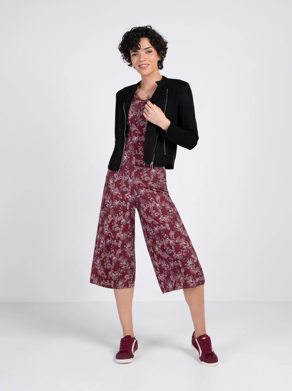 Printed Paisley Culottes - Image 17