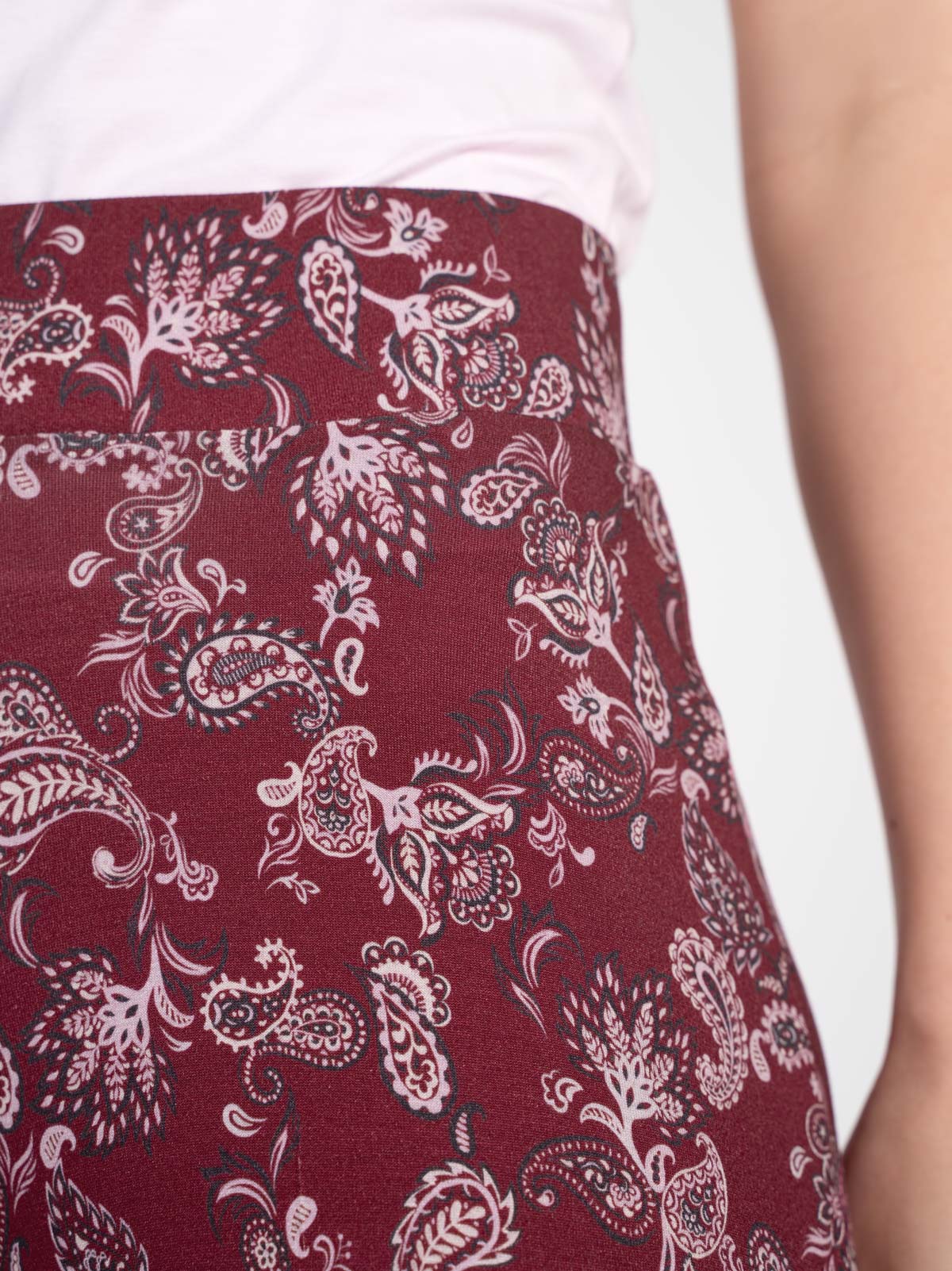 Printed Paisley Culottes - Image 19
