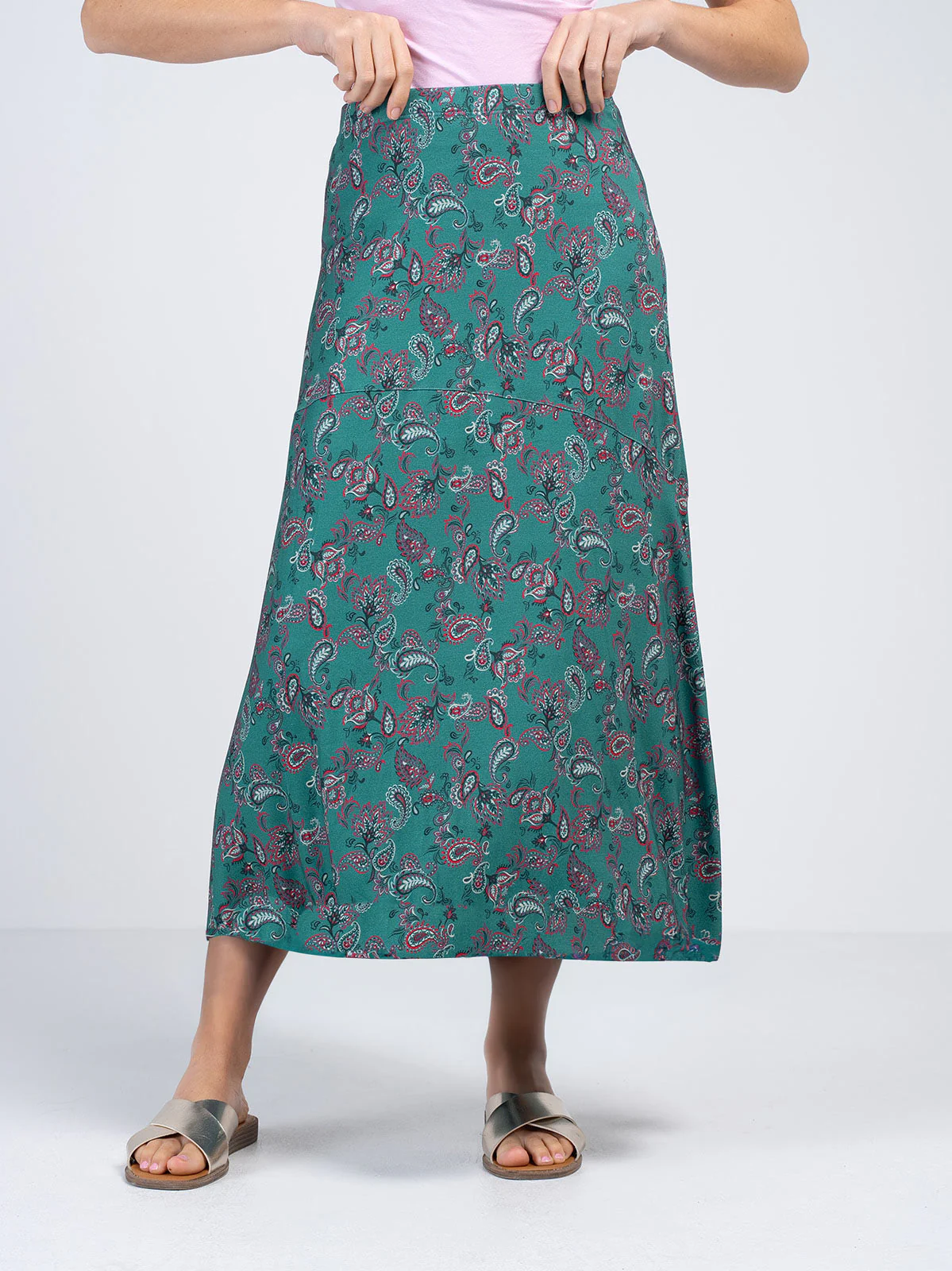 Printed Paisley Skirt - Image 11