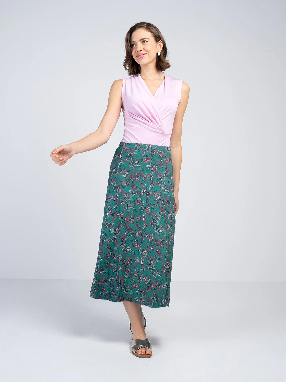 Printed Paisley Skirt - Image 12
