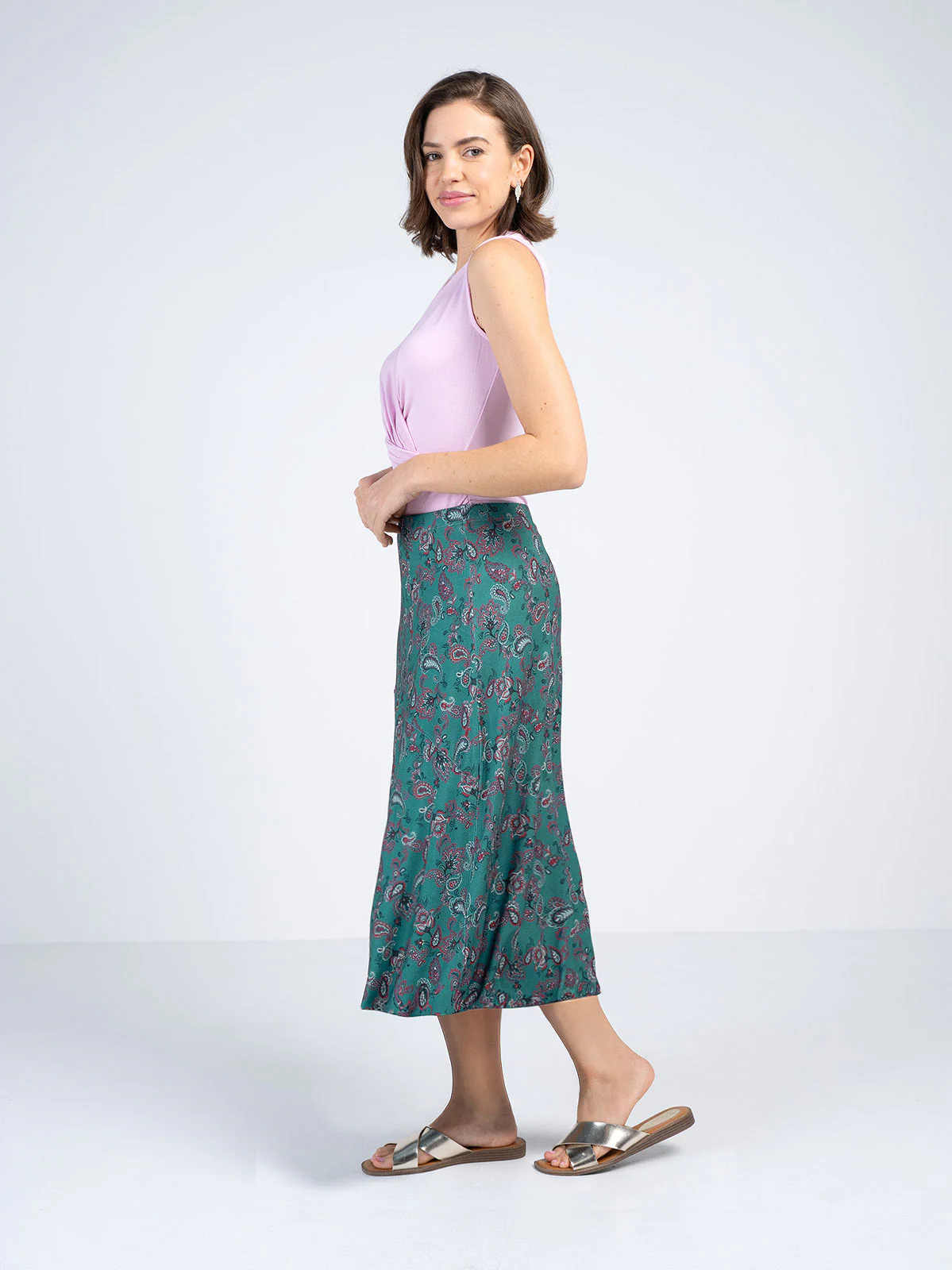 Printed Paisley Skirt - Image 14