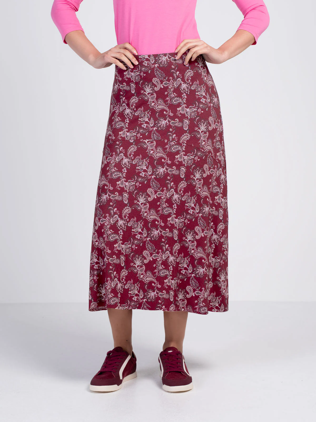 Printed Paisley Skirt - Image 18