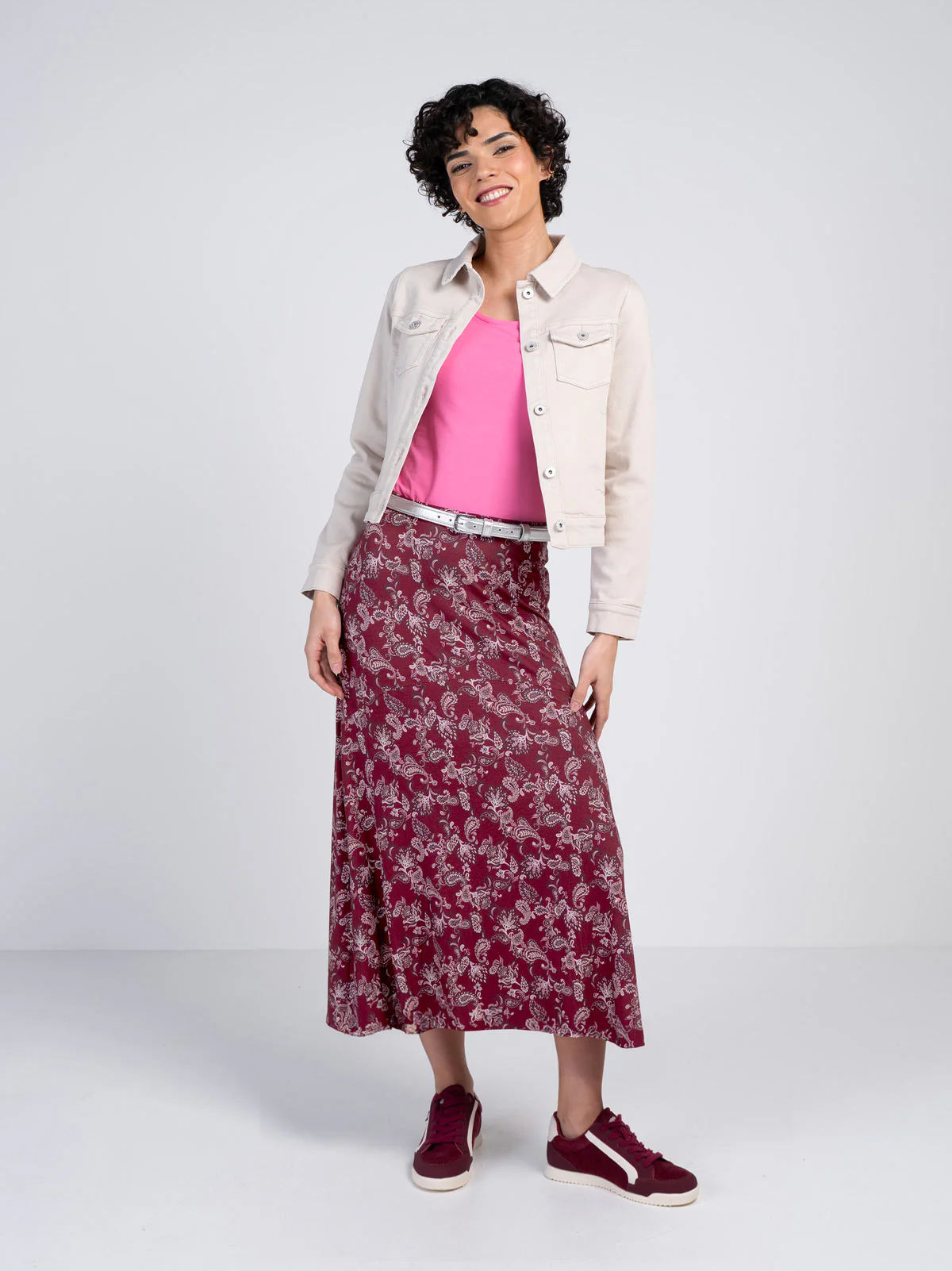 Printed Paisley Skirt - Image 19