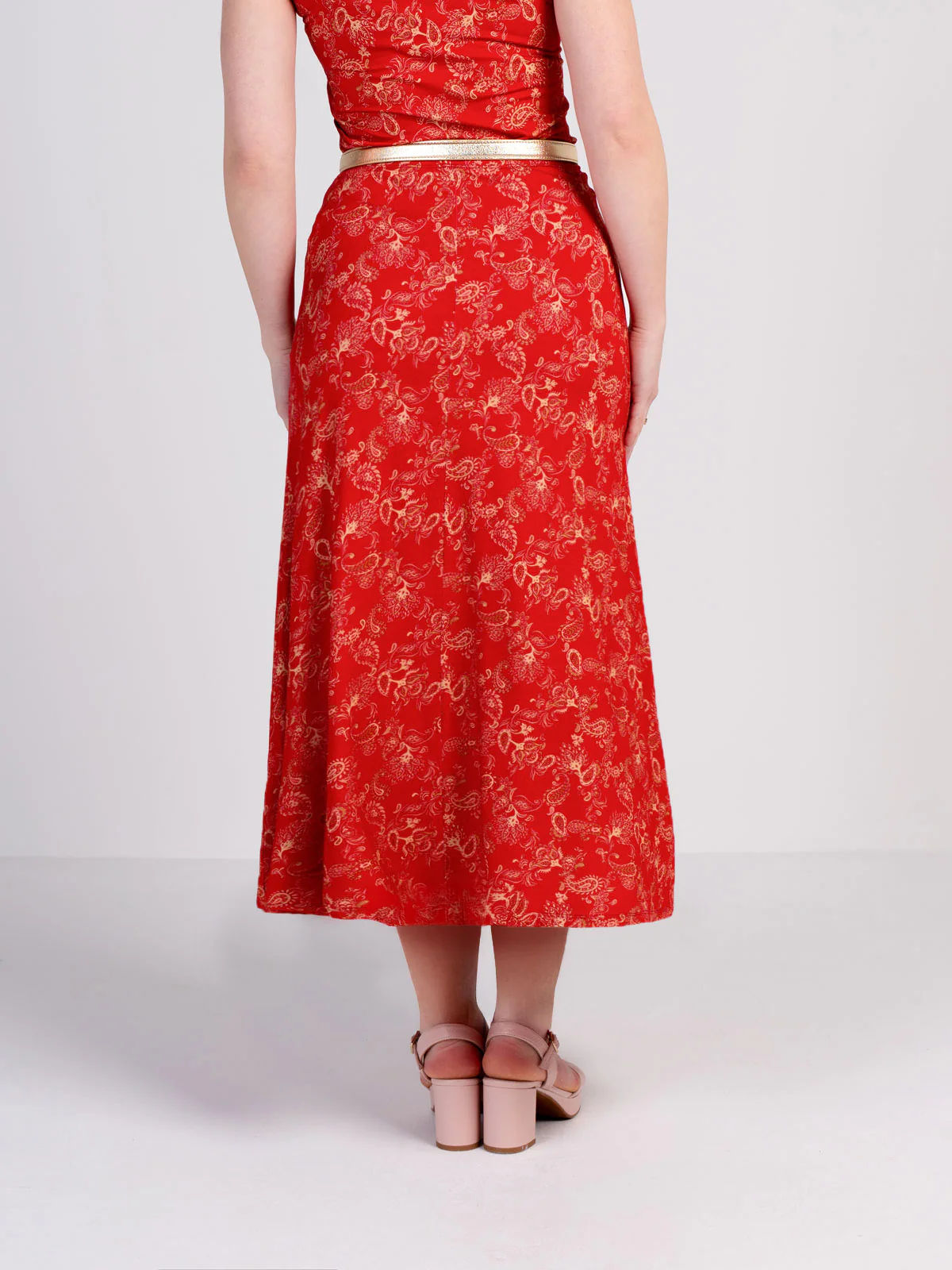 Printed Paisley Skirt - Image 7
