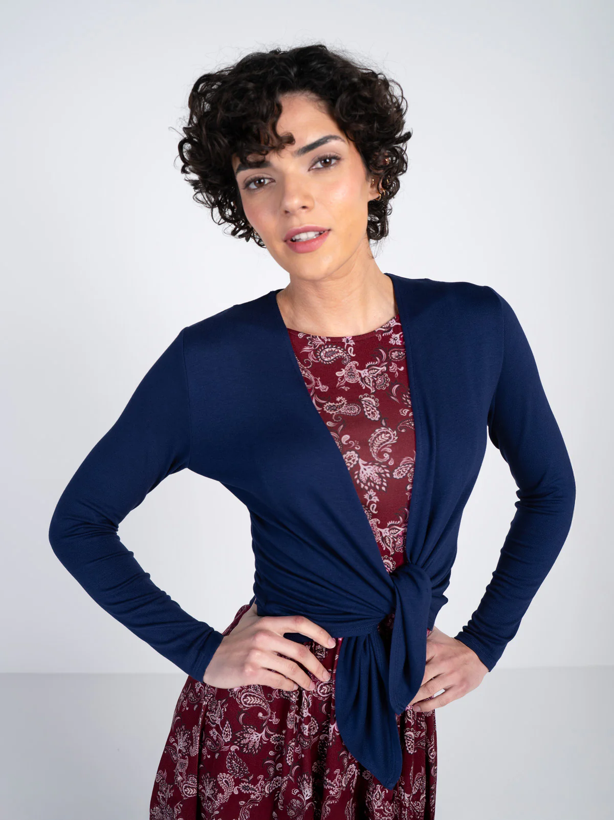 Printed Paisley Sleeveless Dress - Image 15
