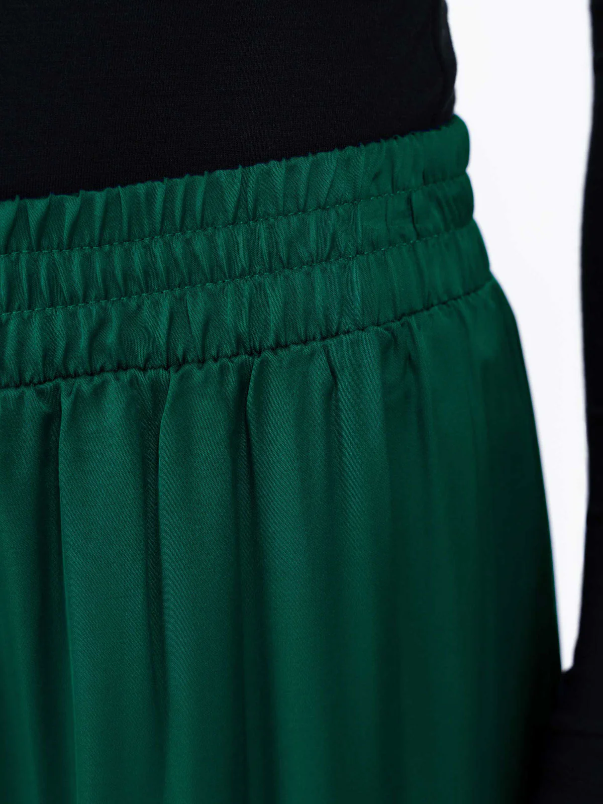 Satin Wide Leg Trousers - Image 4
