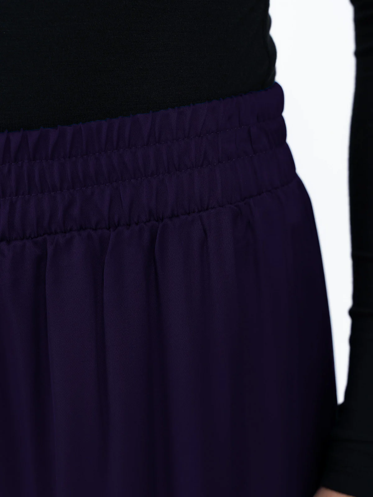 Satin Wide Leg Trousers - Image 9