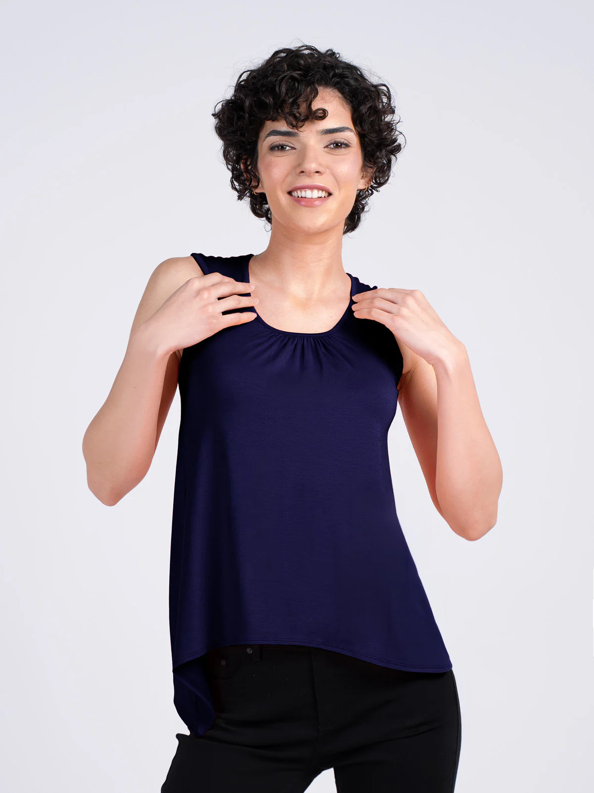 Scoop Neck Modal Vest - Image 10