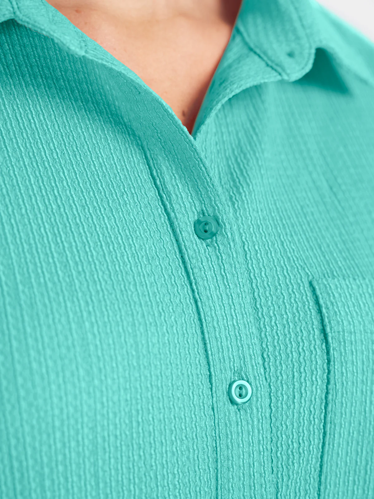 Short Sleeve Crinkle Shirt - Image 3