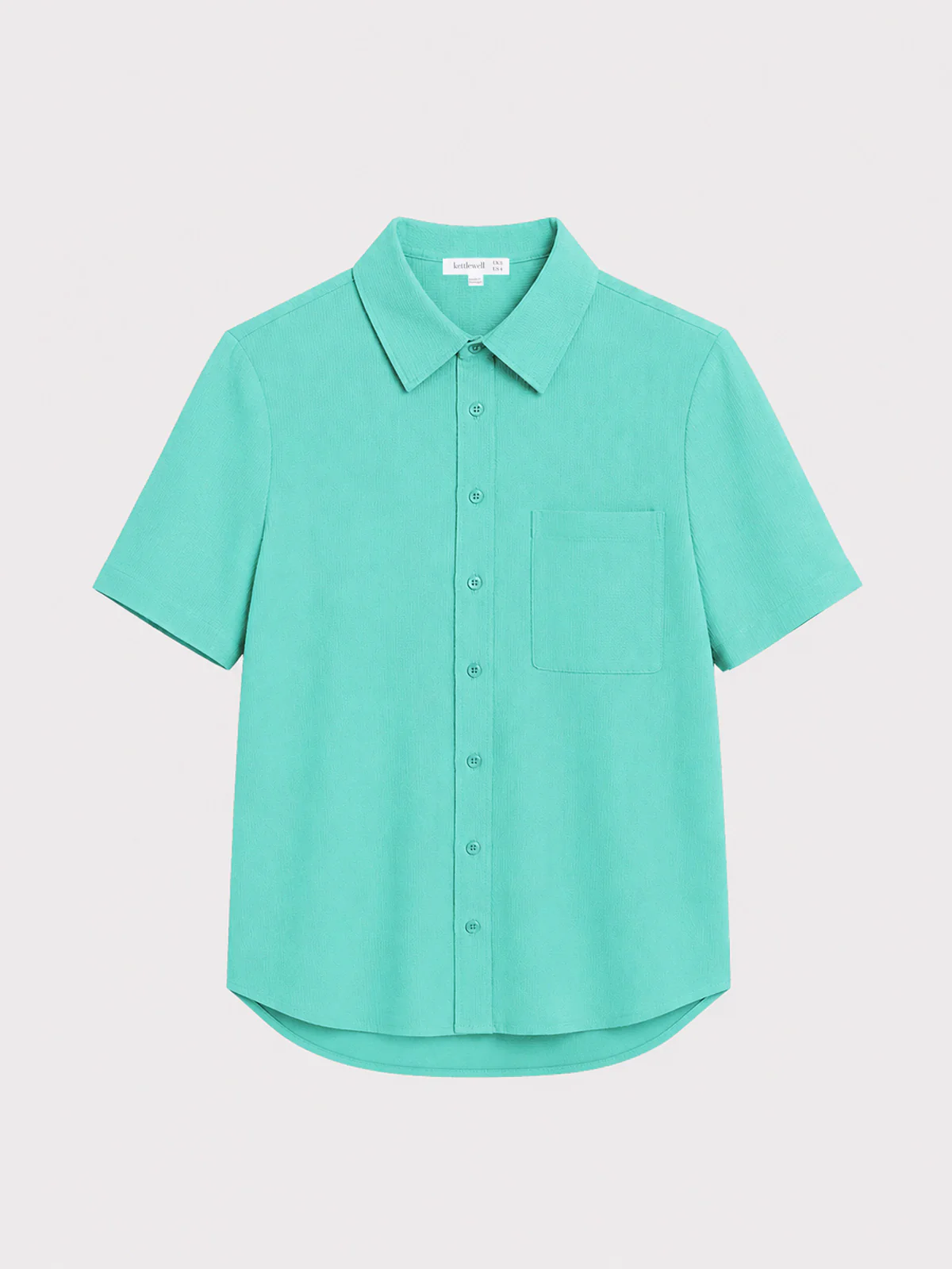 Short Sleeve Crinkle Shirt - Image 5