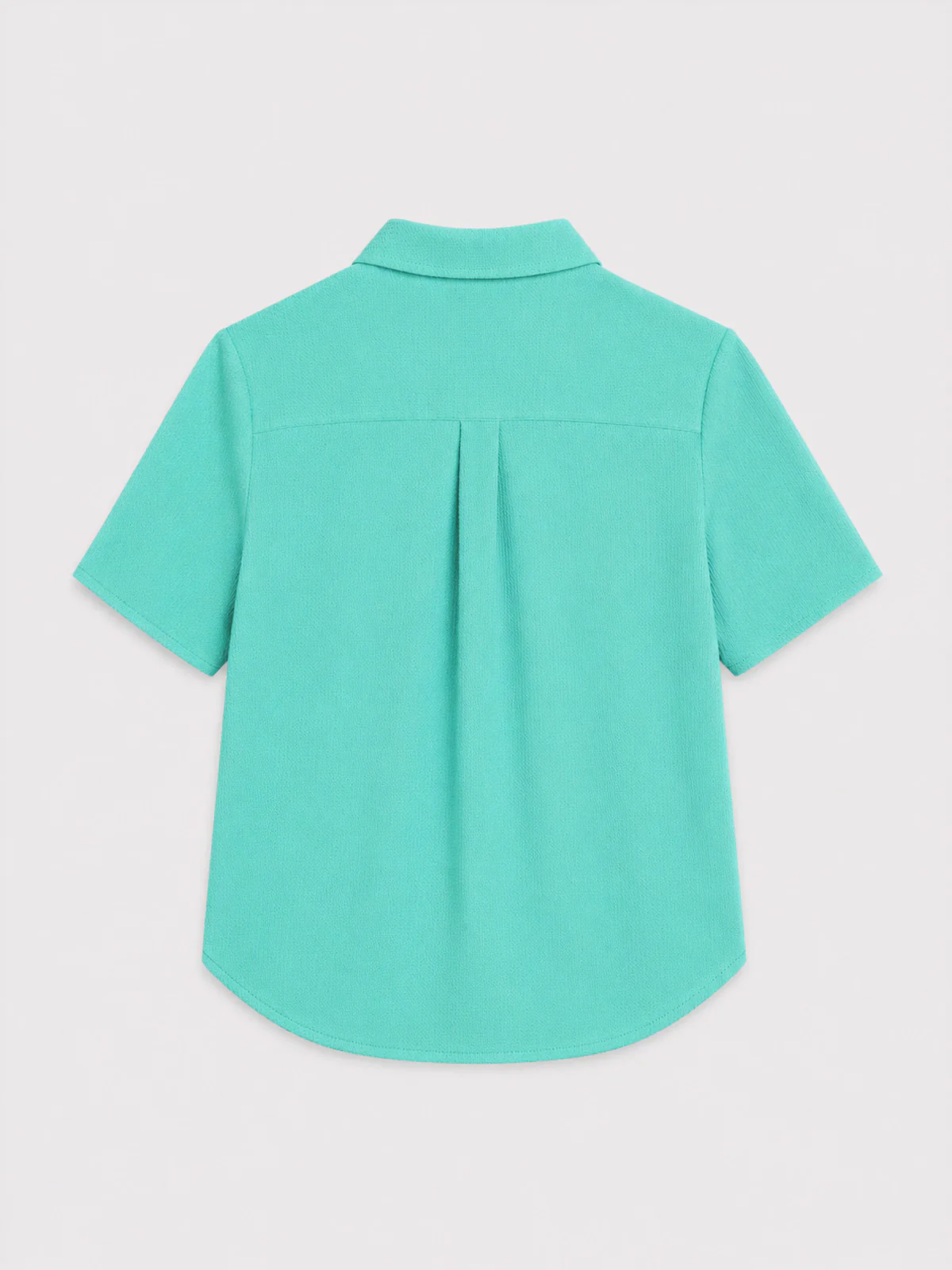Short Sleeve Crinkle Shirt - Image 6
