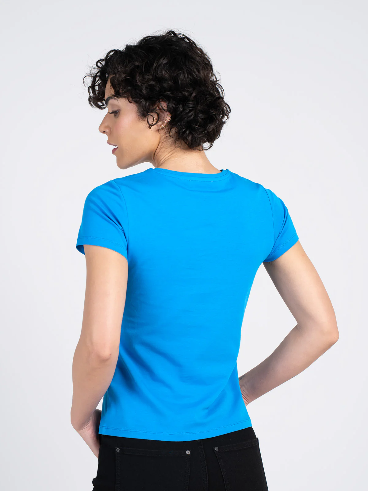 Short Sleeve Everyday Crew Neck T-Shirt - Image 10