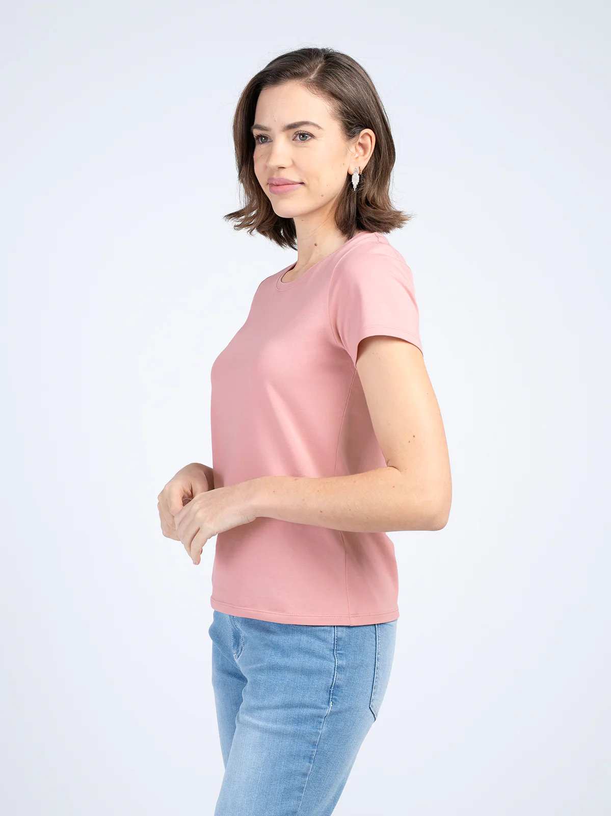 Short Sleeve Everyday Crew Neck T-Shirt - Image 19