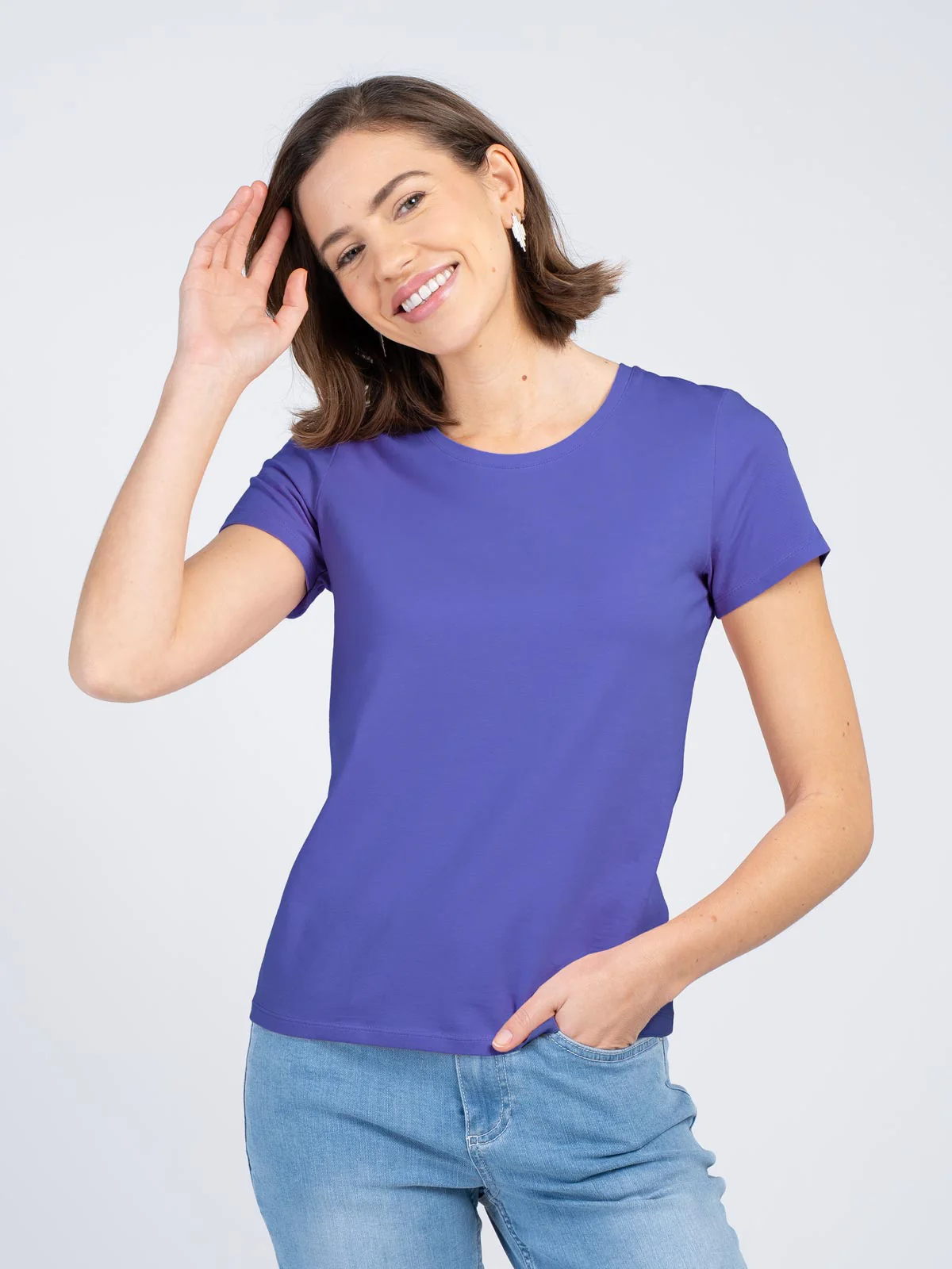 Short Sleeve Everyday Crew Neck T-Shirt - Image 30