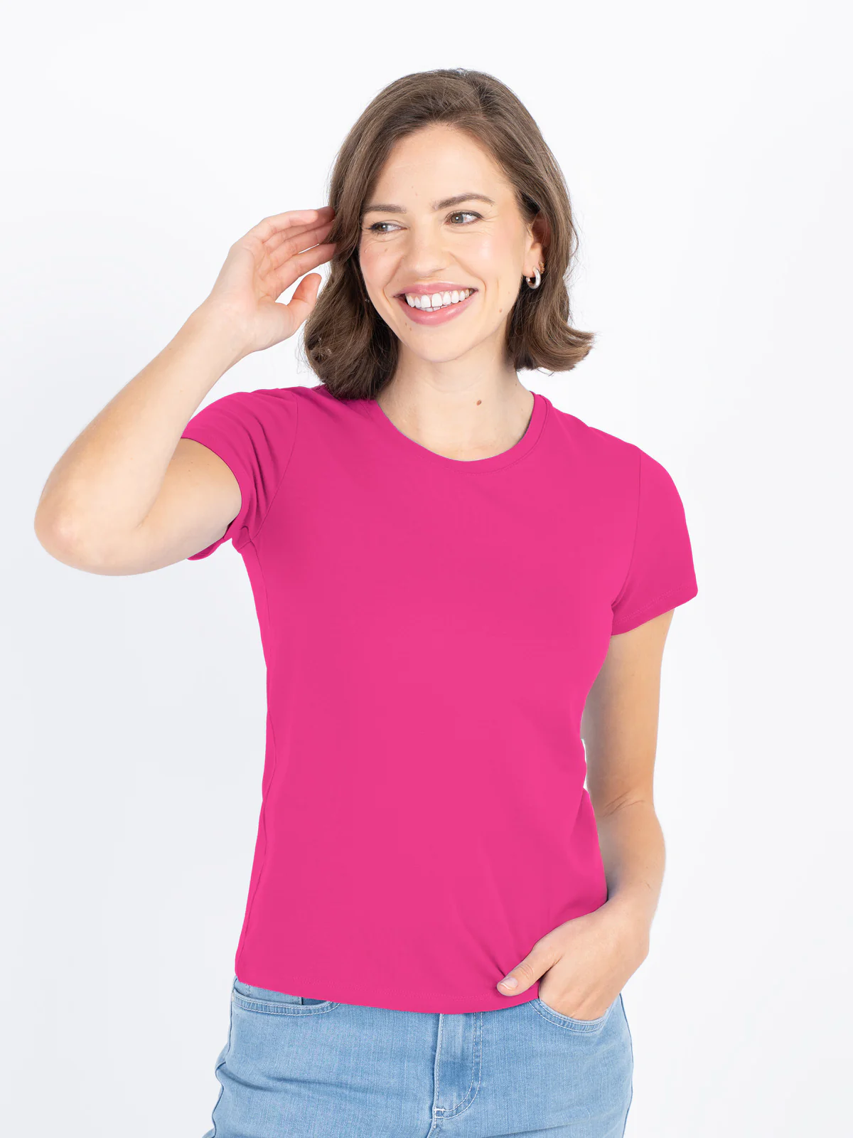 Short Sleeve Everyday Crew Neck T-Shirt - Image 38