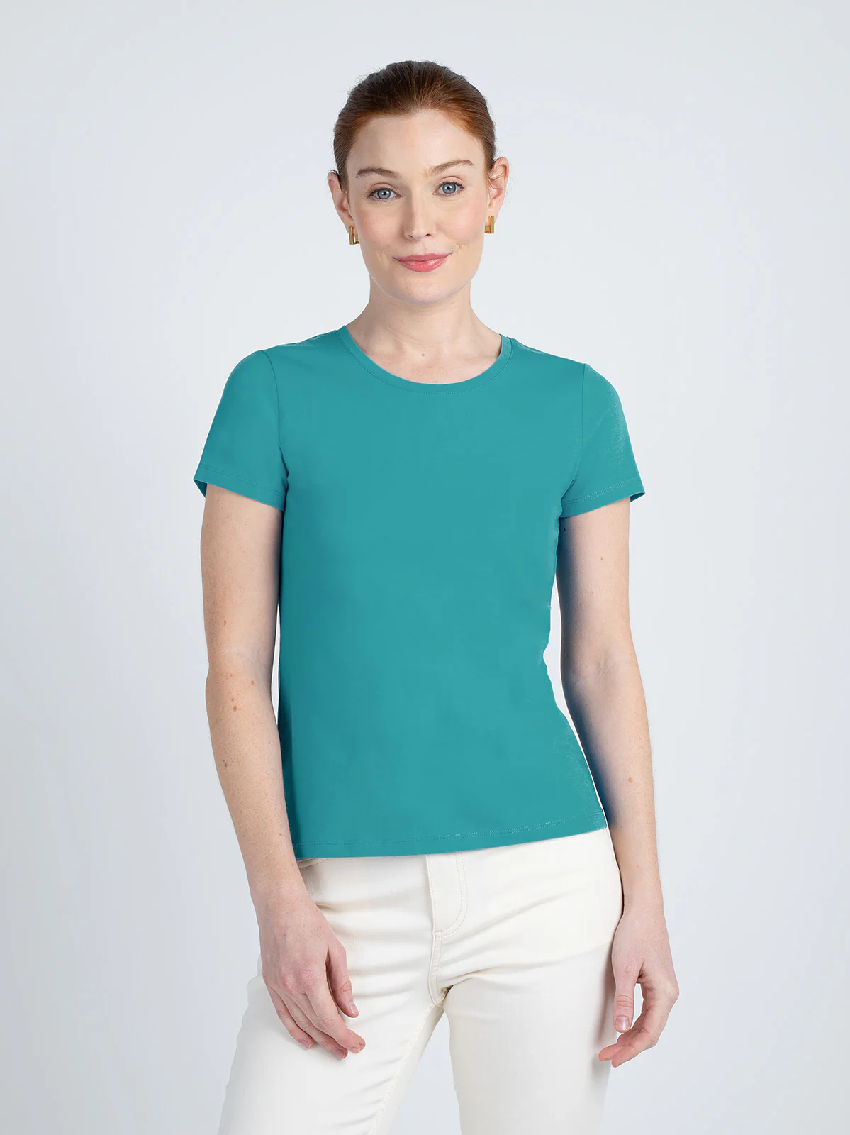 Short Sleeve Everyday Crew Neck T-Shirt - Image 48