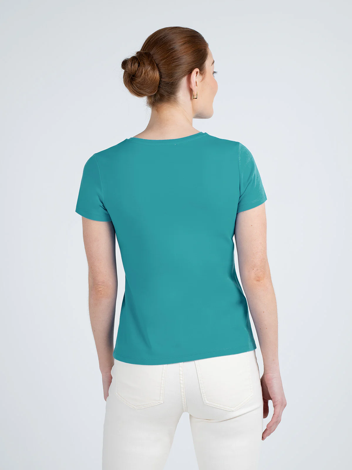 Short Sleeve Everyday Crew Neck T-Shirt - Image 49
