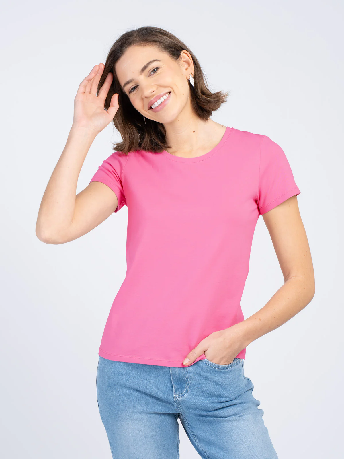 Short Sleeve Everyday Crew Neck T-Shirt - Image 5