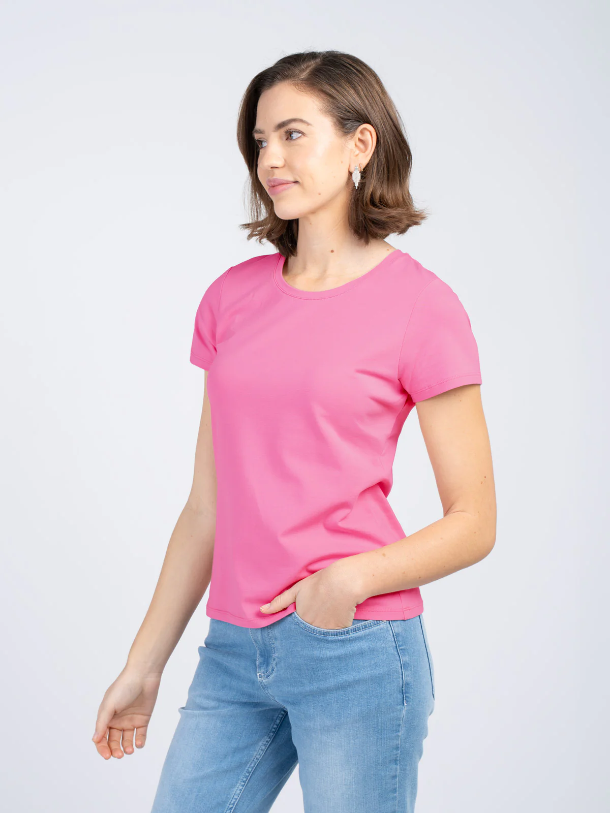 Short Sleeve Everyday Crew Neck T-Shirt - Image 6