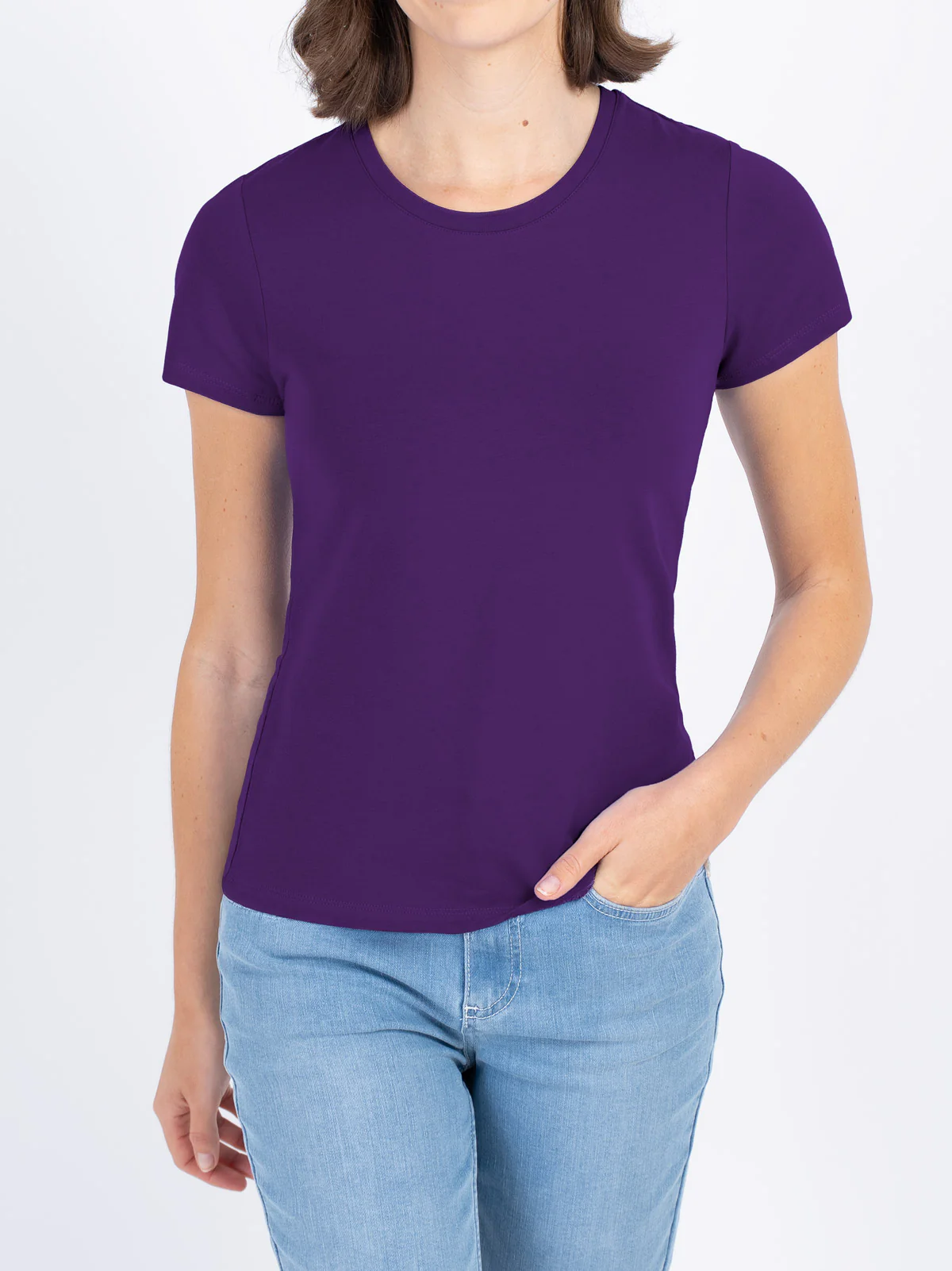 Short Sleeve Everyday Crew Neck T-Shirt - Image 60
