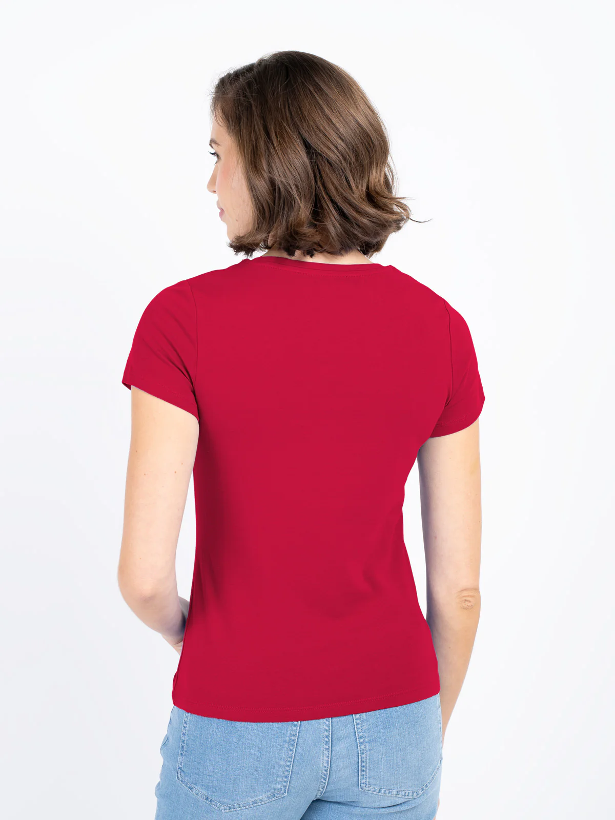 Short Sleeve Everyday Scoop Neck T-Shirt - Image 16