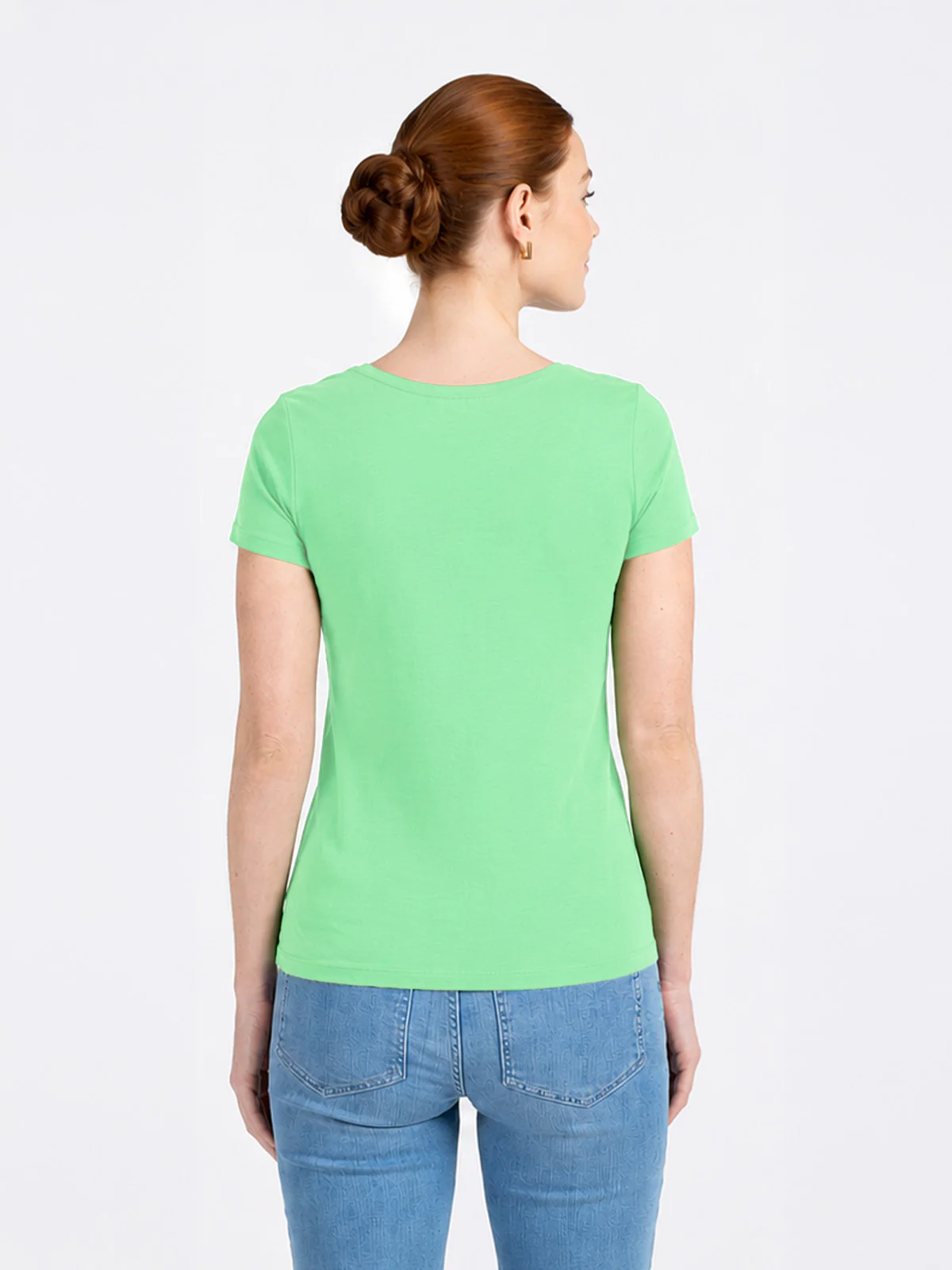 Short Sleeve Everyday Scoop Neck T-Shirt - Image 2