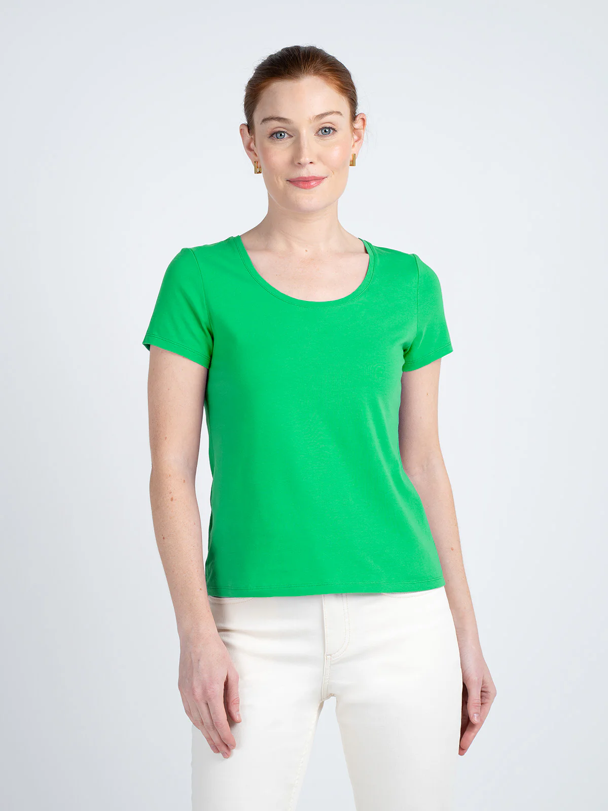 Short Sleeve Everyday Scoop Neck T-Shirt - Image 35