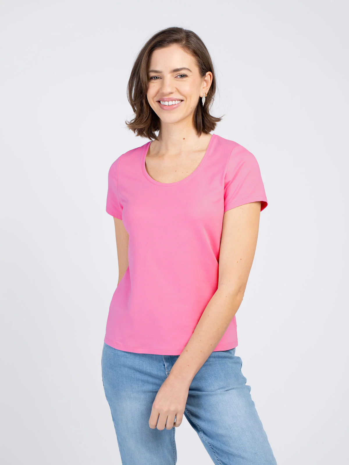 Short Sleeve Everyday Scoop Neck T-Shirt - Image 7