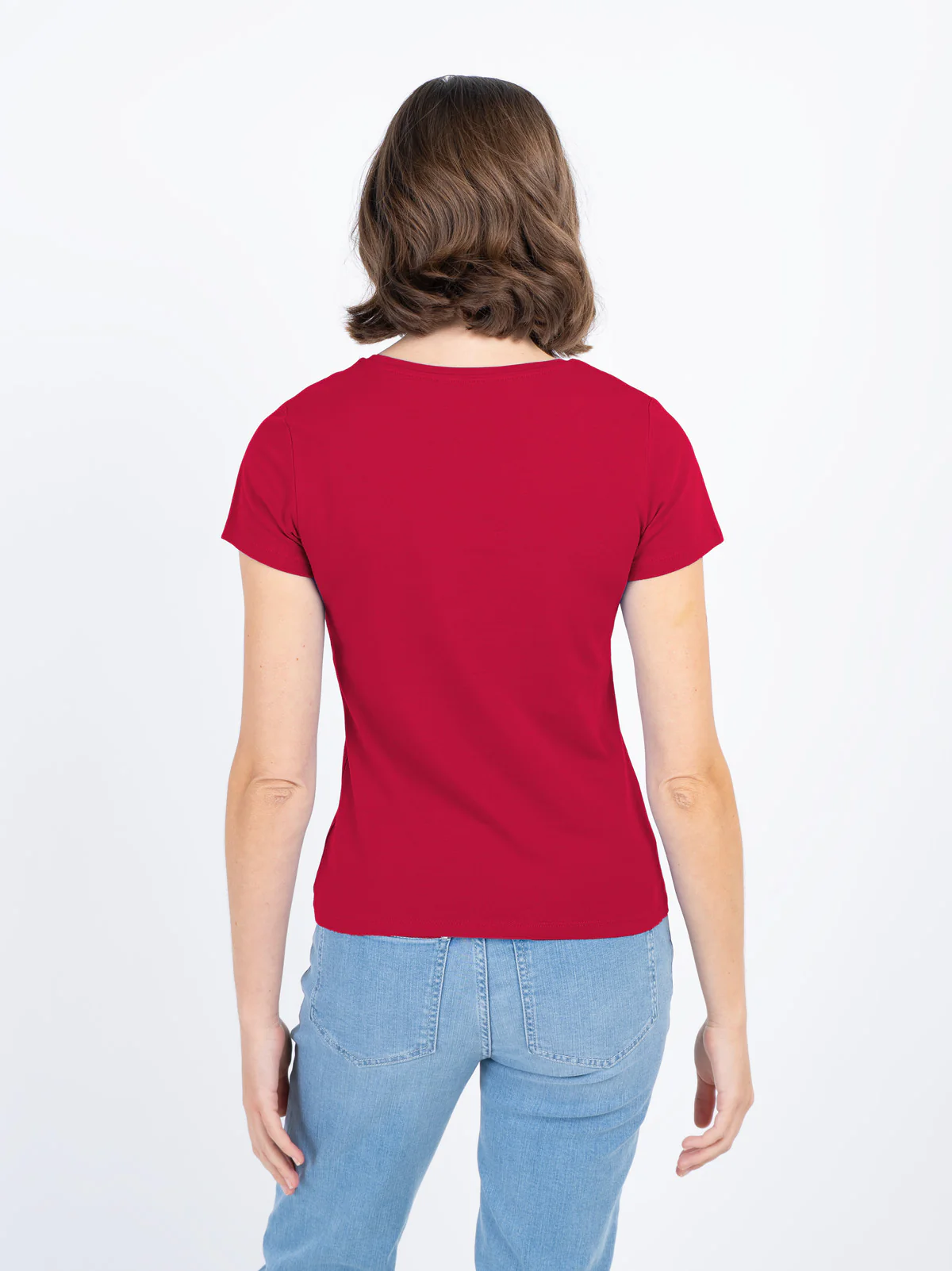 Short Sleeve Everyday V Neck T-Shirt - Image 14