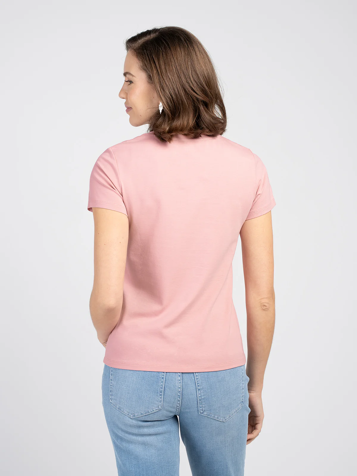 Short Sleeve Everyday V Neck T-Shirt - Image 18