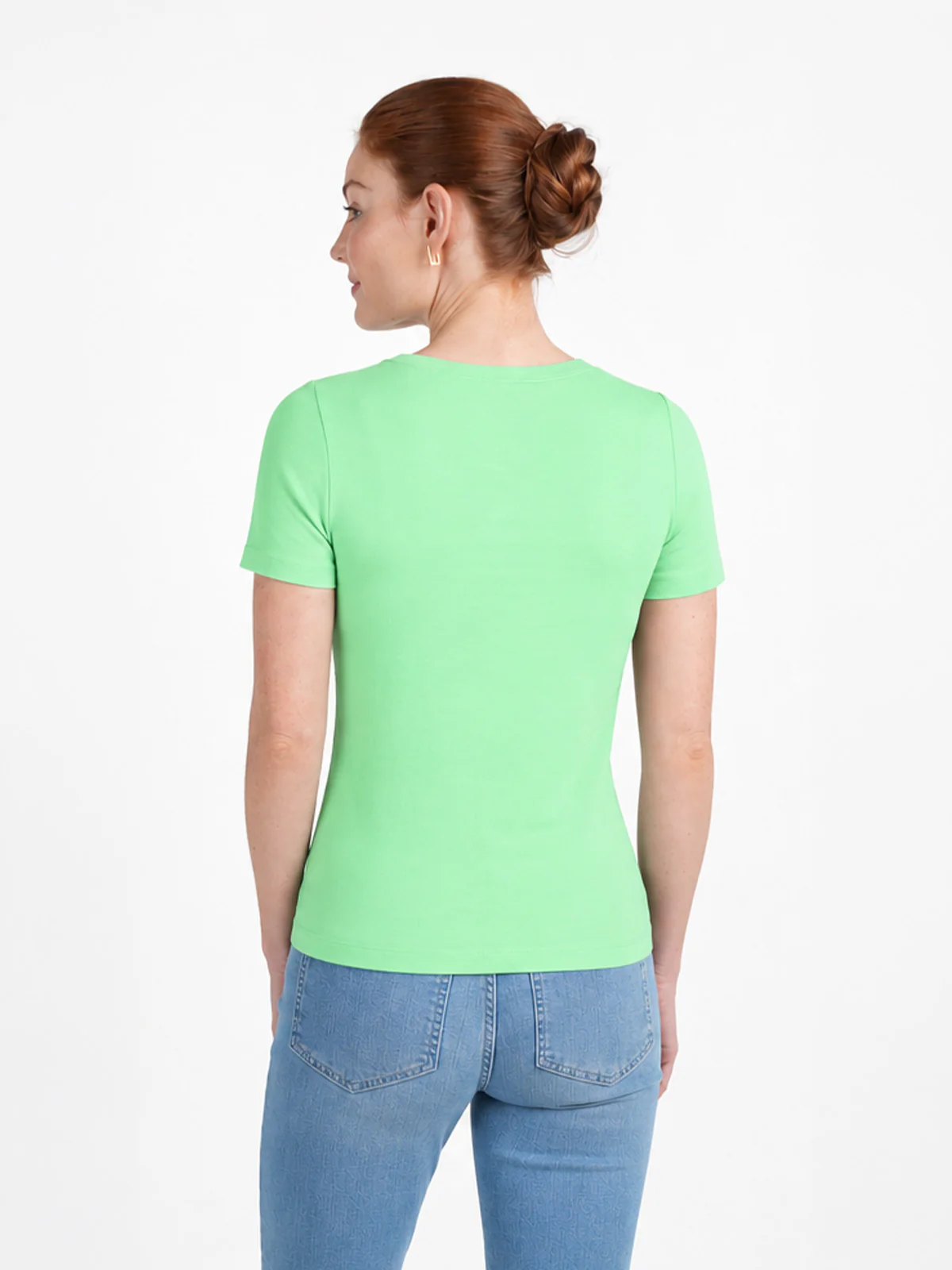 Short Sleeve Everyday V Neck T-Shirt - Image 2