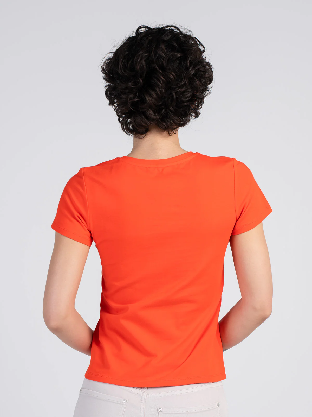 Short Sleeve Everyday V Neck T-Shirt - Image 40