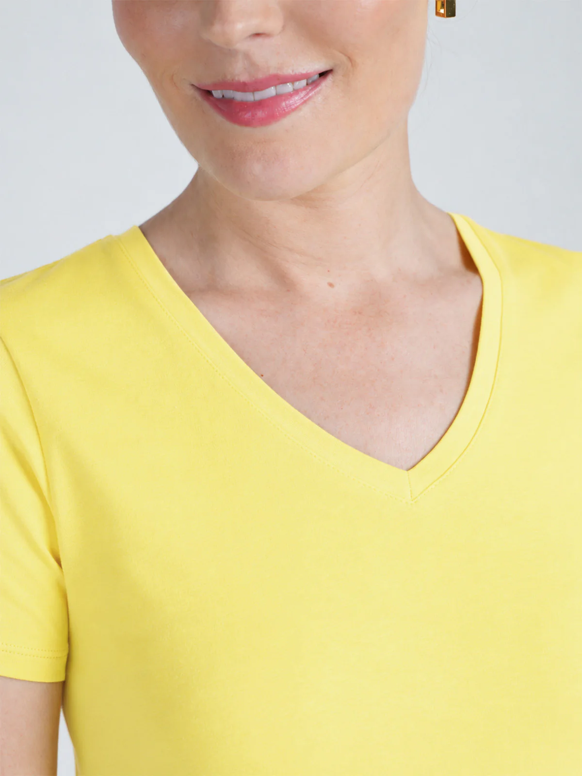Short Sleeve Everyday V Neck T-Shirt - Image 52