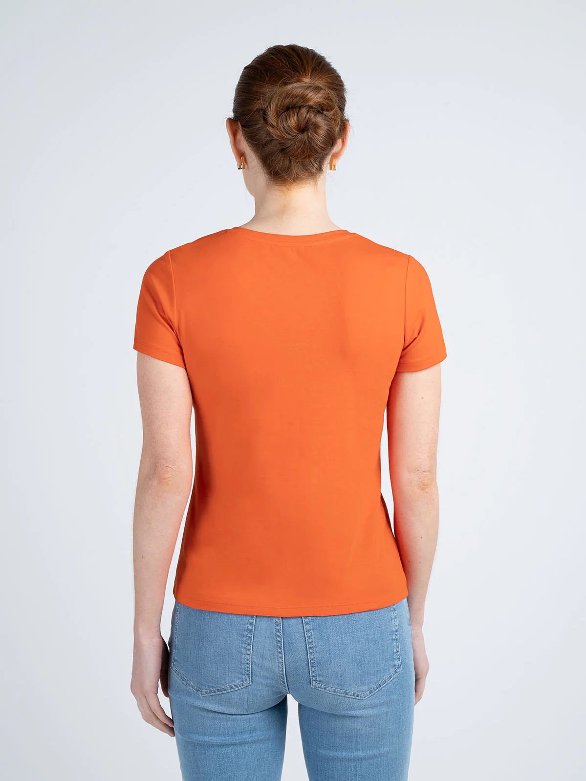 Short Sleeve Everyday V Neck T-Shirt - Image 55