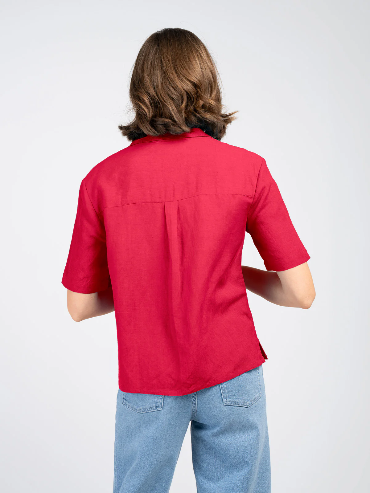 Short Sleeve Linen Shirt - Image 10