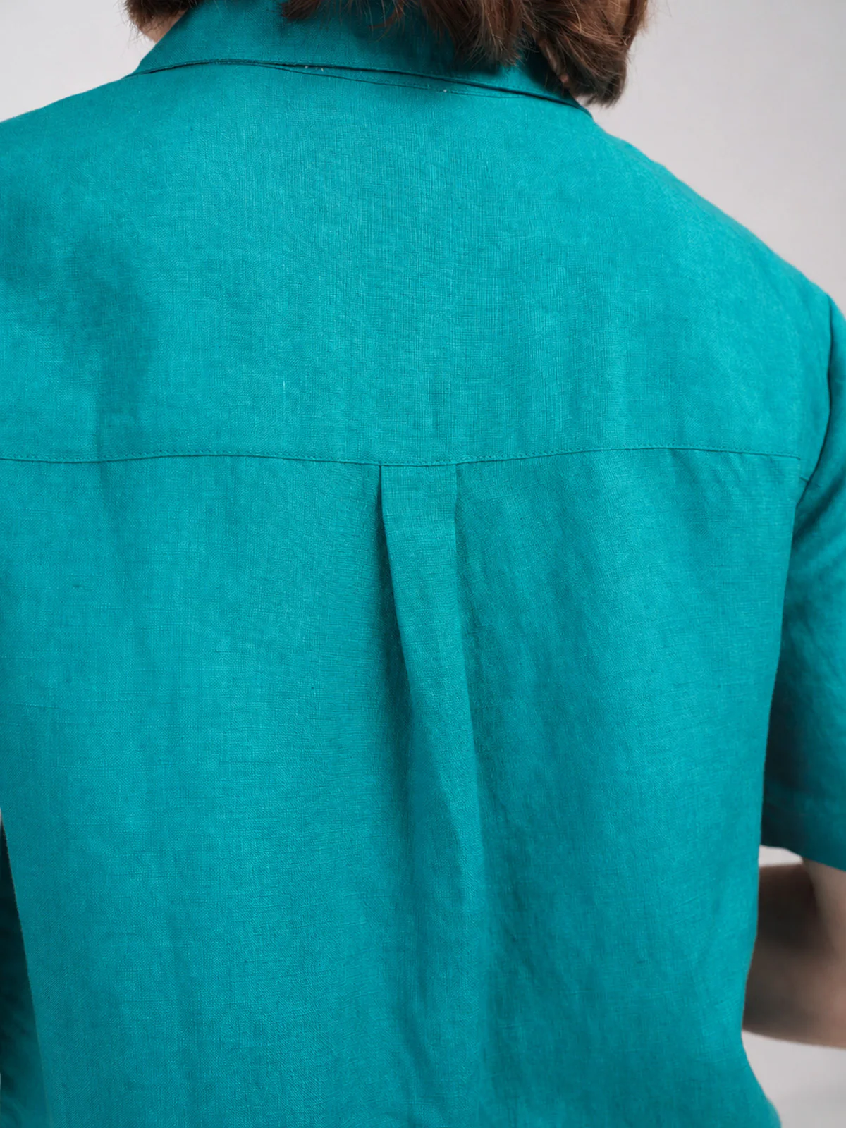 Short Sleeve Linen Shirt - Image 21