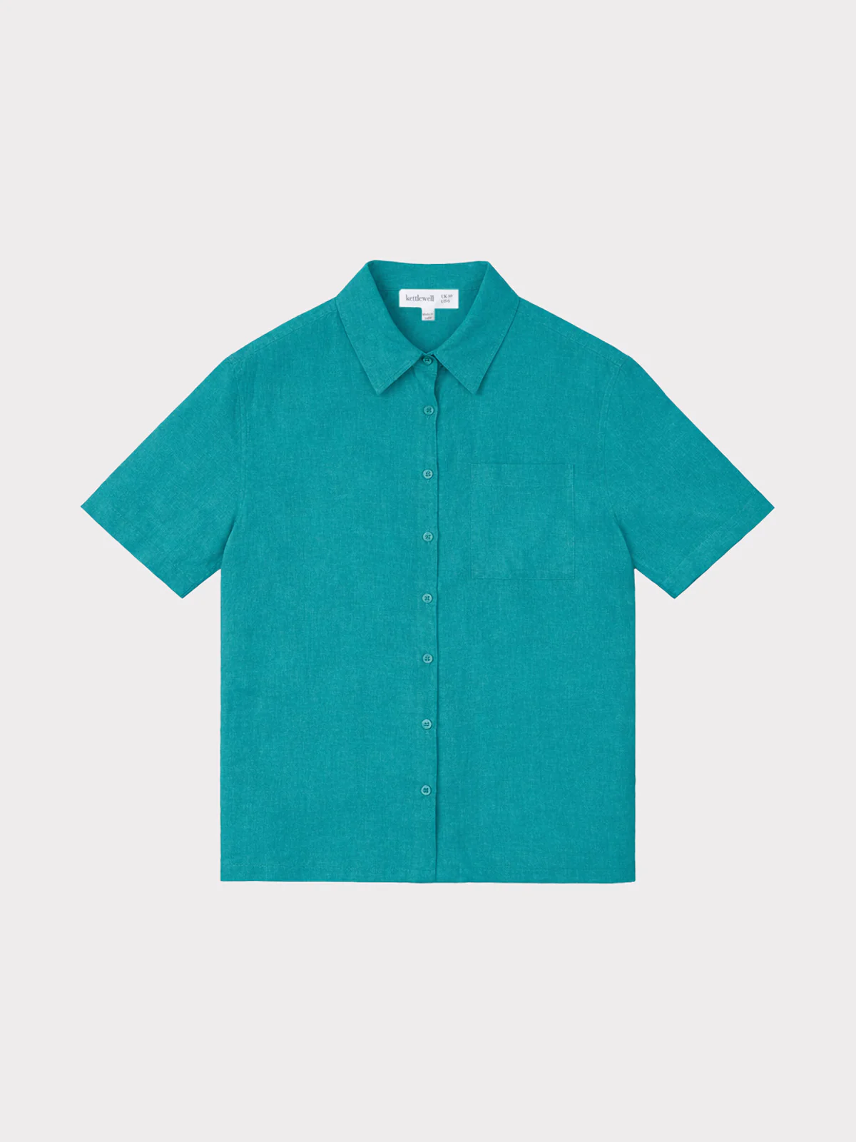 Short Sleeve Linen Shirt - Image 23