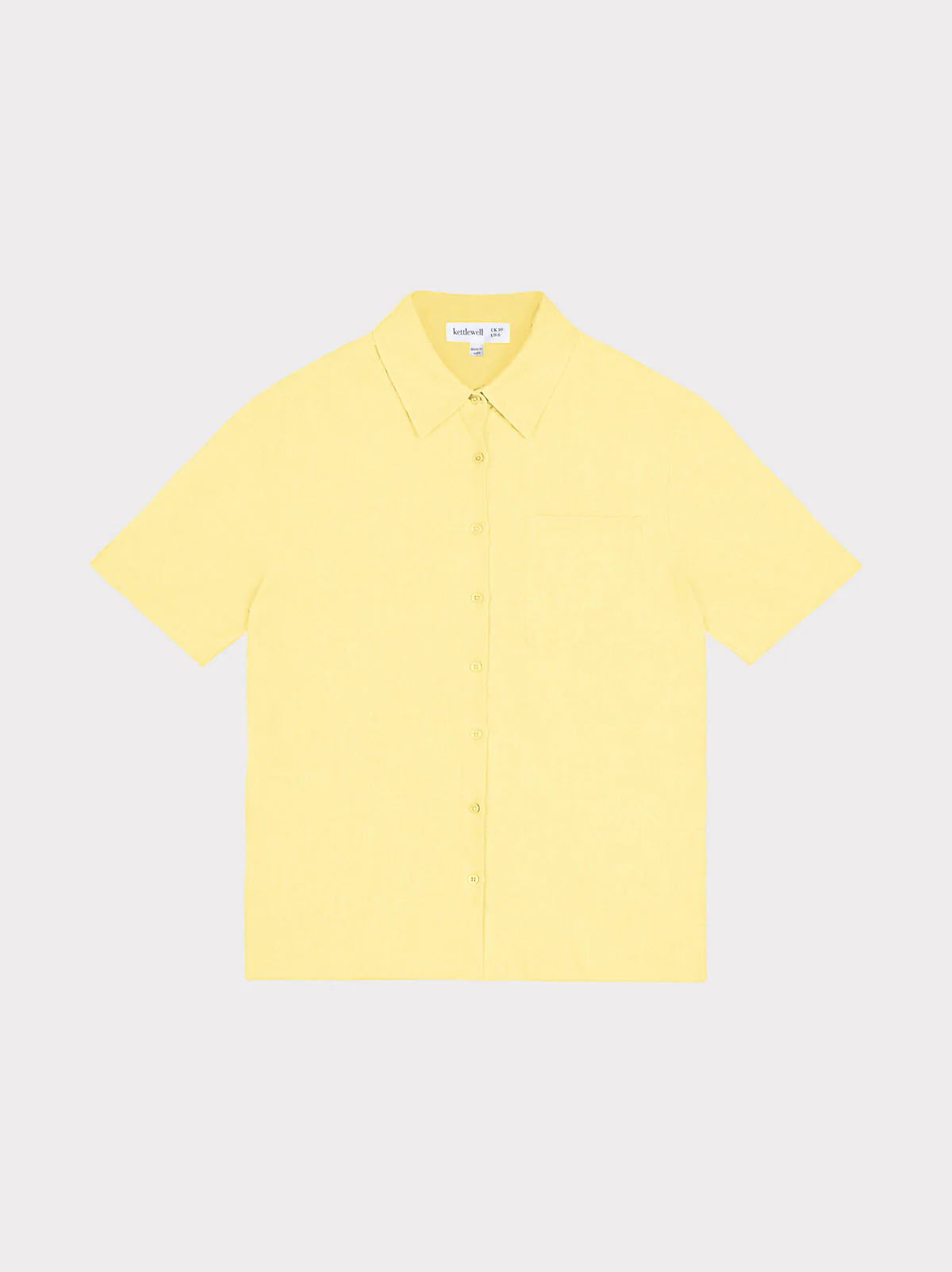 Short Sleeve Linen Shirt - Image 25