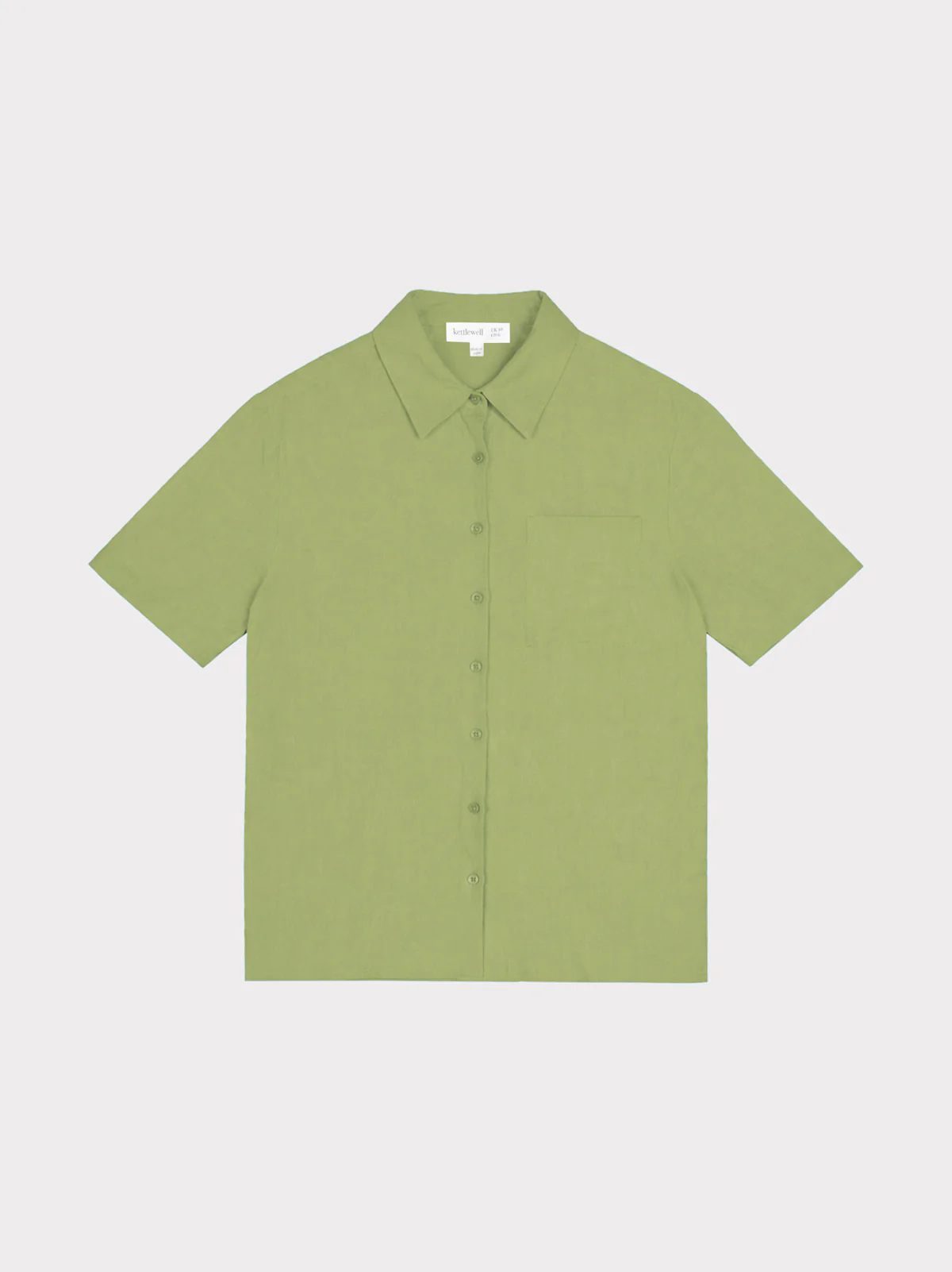 Short Sleeve Linen Shirt - Image 30